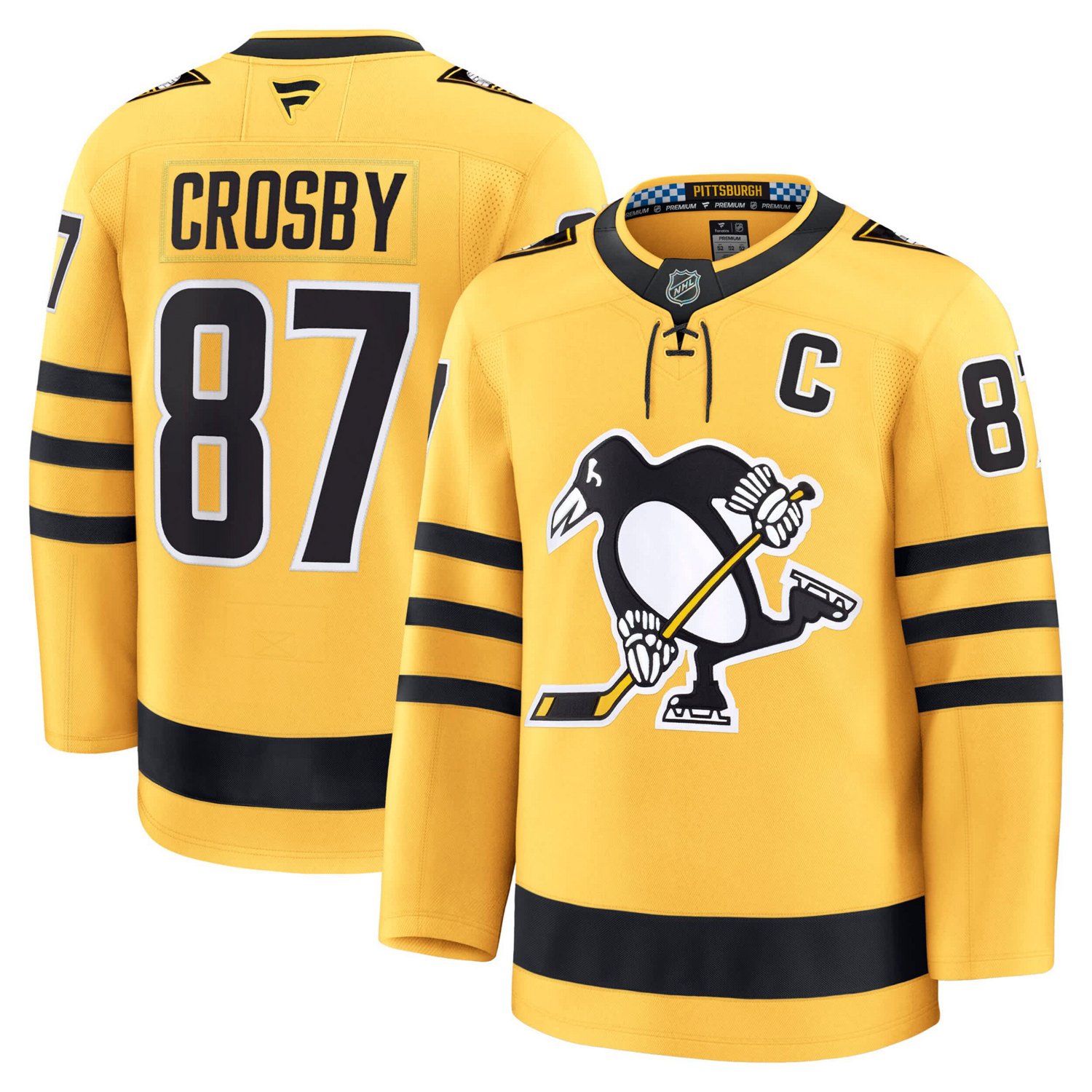 Fanatics Sidney Crosby Pittsburgh Penguins Alternate Premium Player Jersey - view number 1
