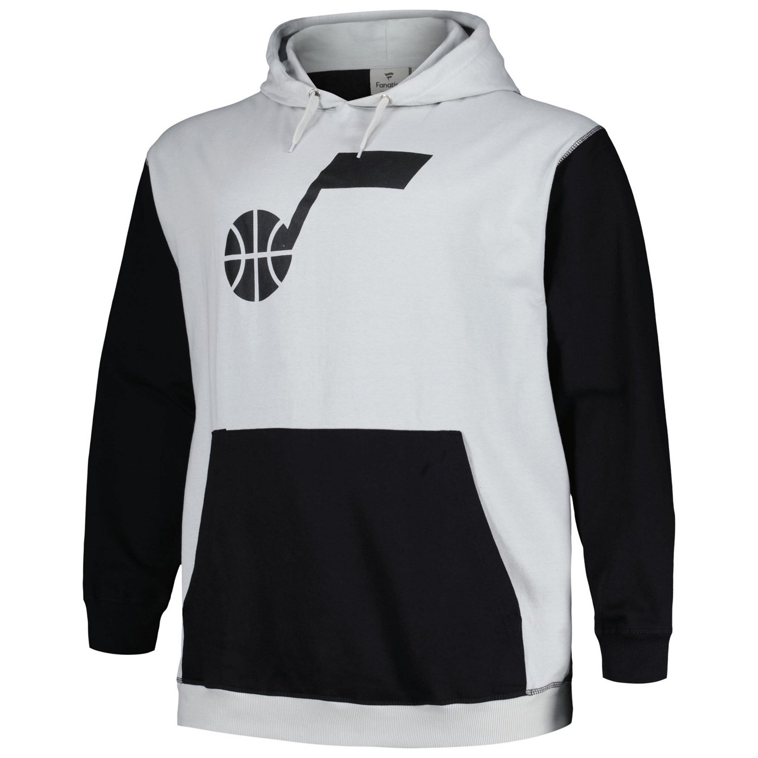 Fanatics /Silver Utah Jazz Big  Tall Primary Arctic Pullover Hoodie                                                              - view number 2