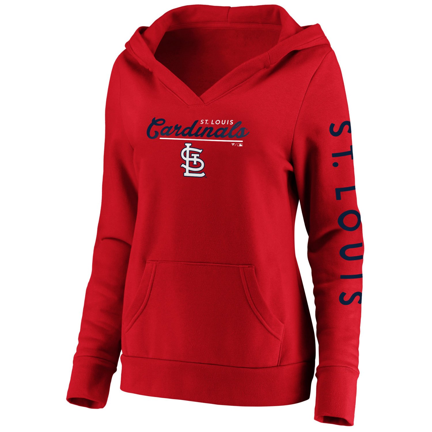 Fanatics St Louis Cardinals Core High Class Crossover Pullover Hoodie - view number 2