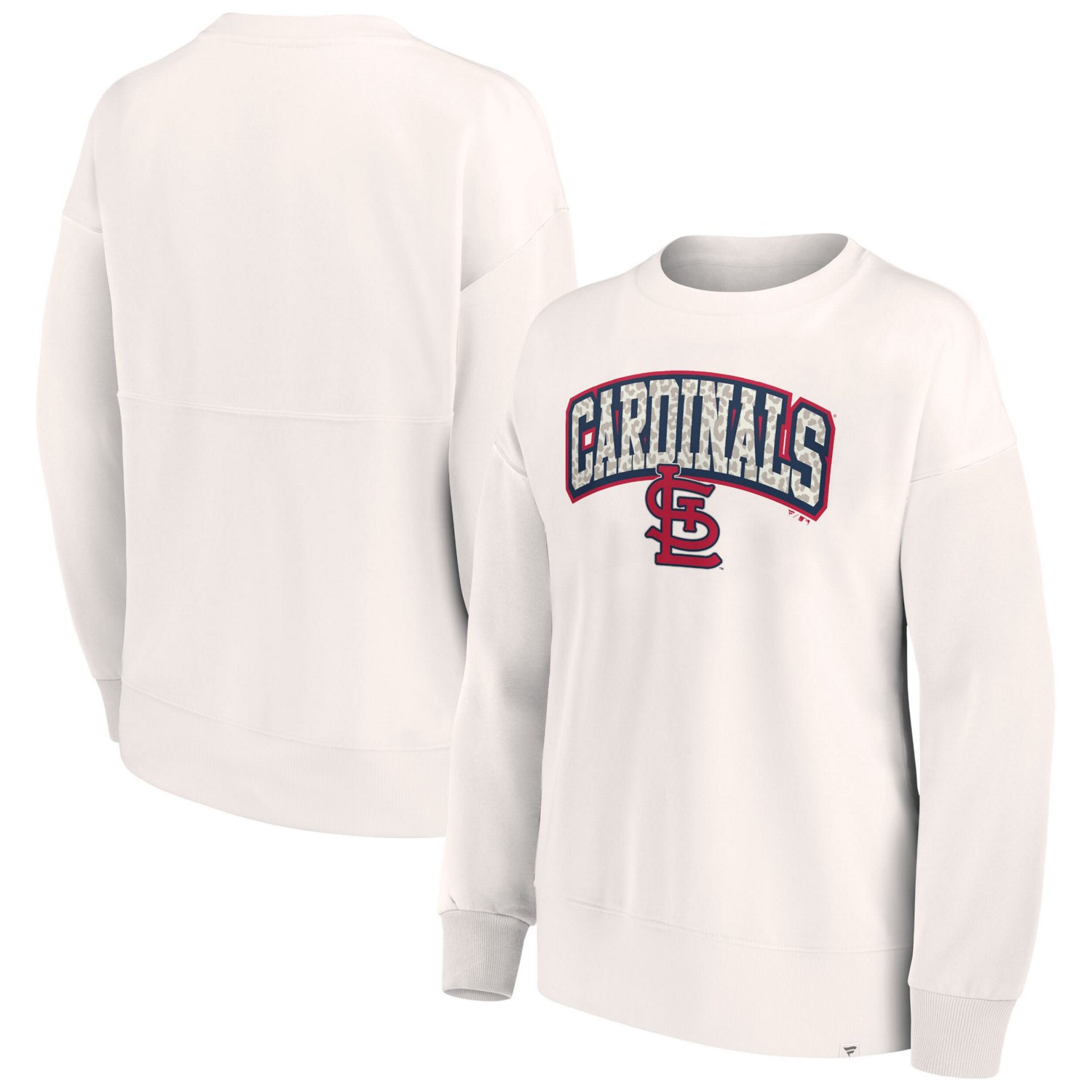 Fanatics St Louis Cardinals Leopard Pullover Sweatshirt