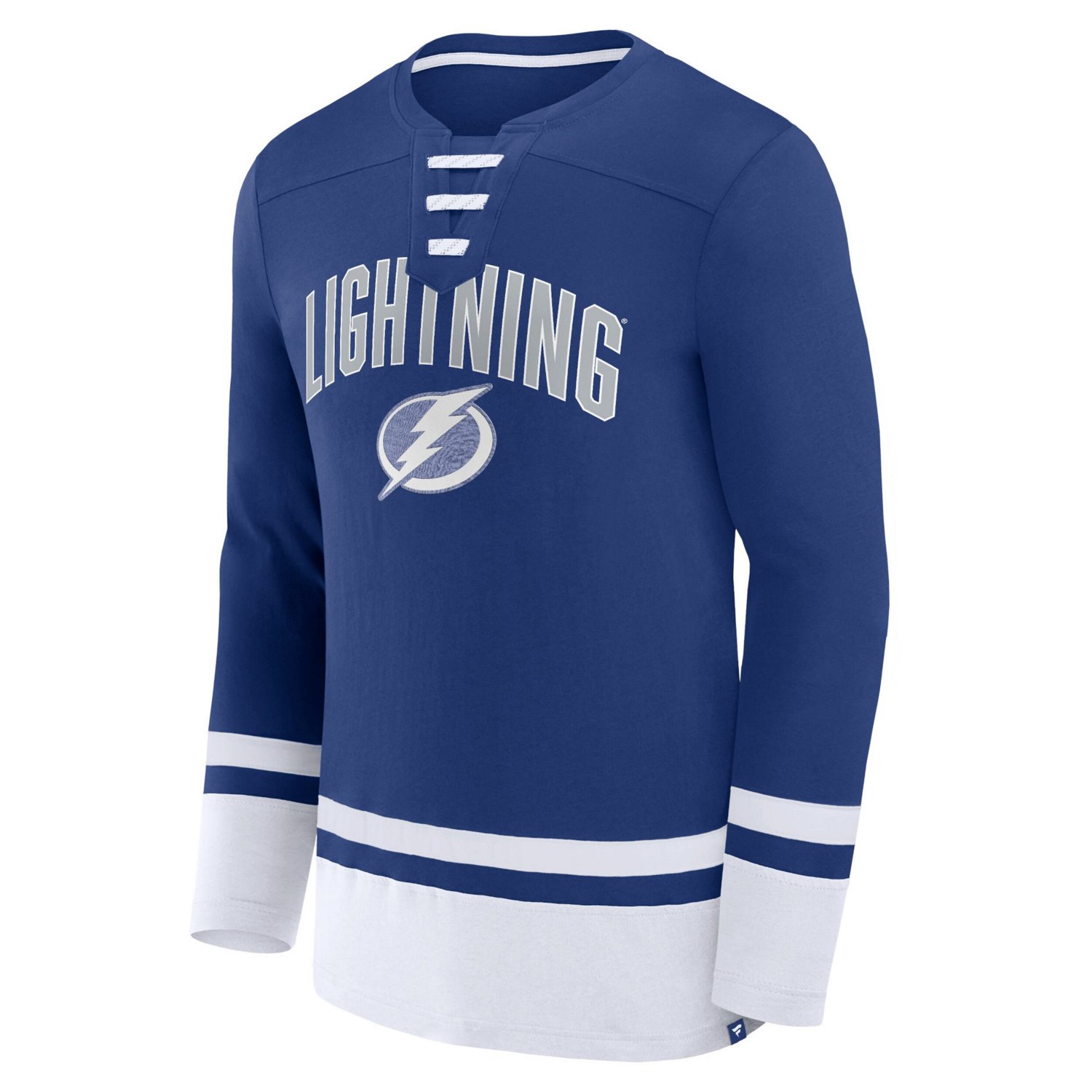 Fanatics Tampa Bay Lightning Back Pass Lace-Up Long Sleeve T-Shirt                                                               - view number 2