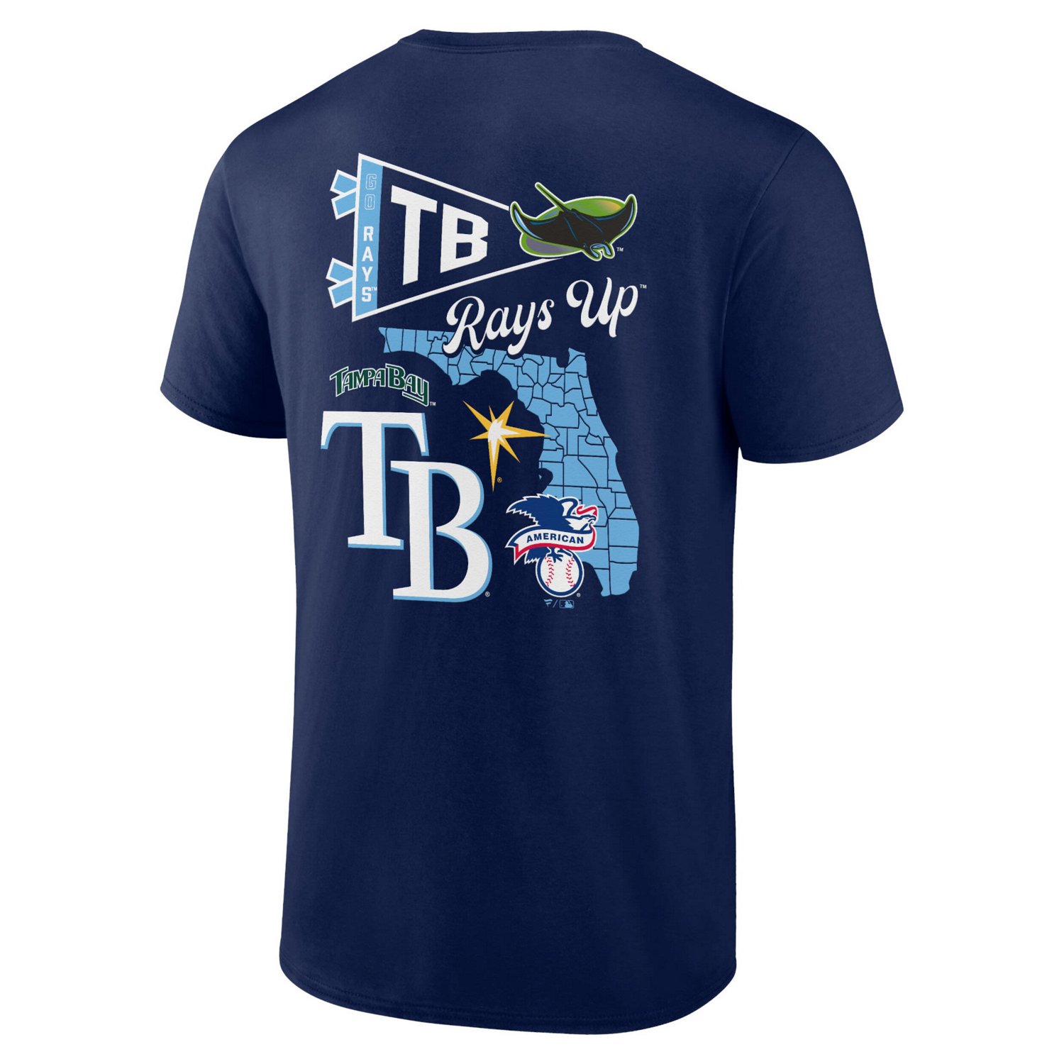 Fanatics Tampa Bay Rays Split Zone T-Shirt - view number 3