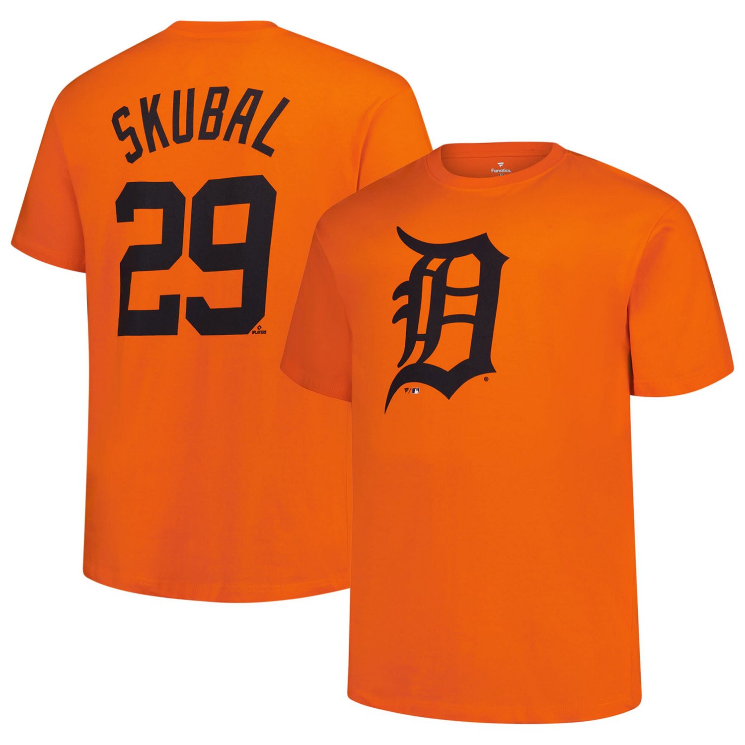 Fanatics Tarik Skubal Detroit Tigers Big  Tall Name  Number T-Shirt