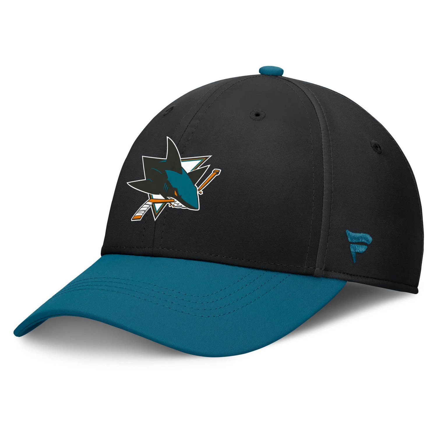 Fanatics Teal San Jose Sharks Authentic Pro Rink Flex Hat                                                                        - view number 3