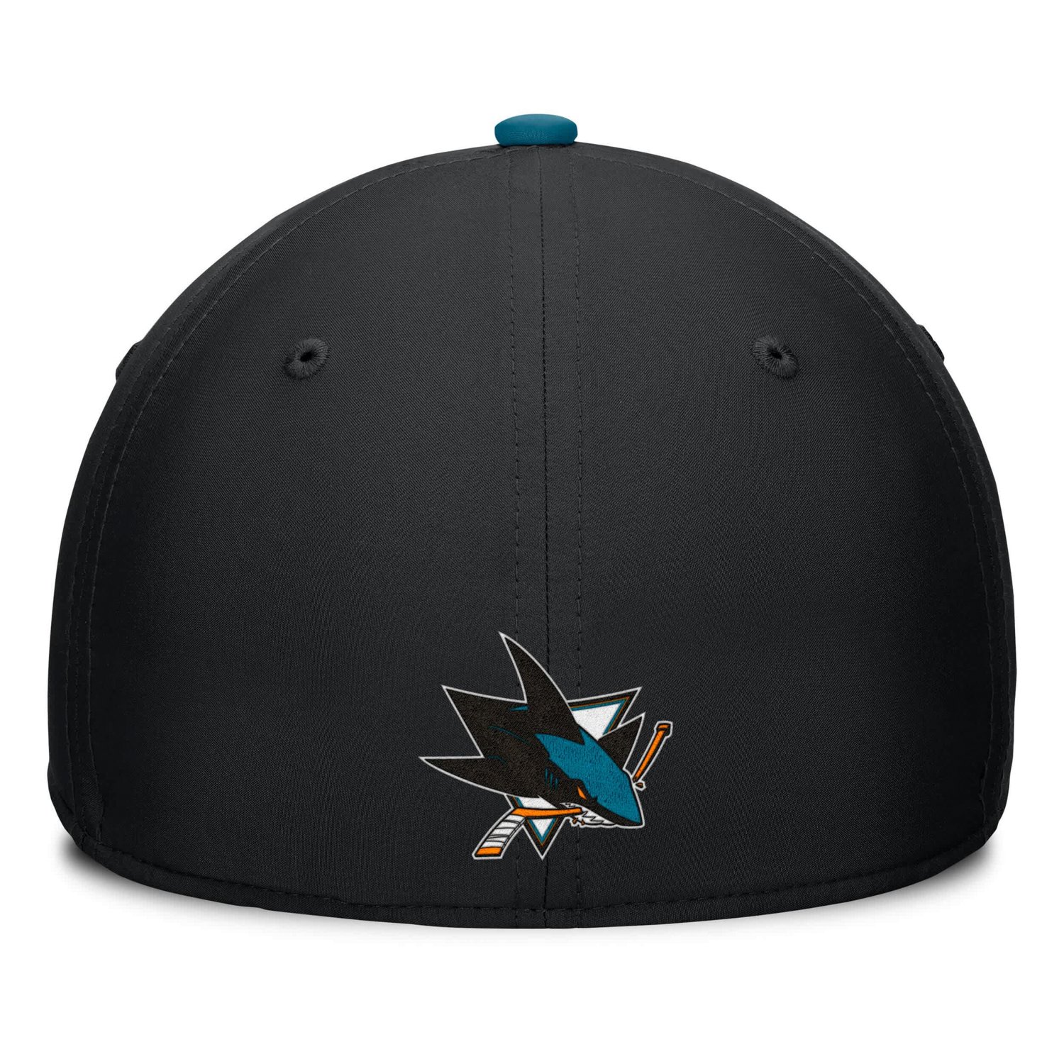 Fanatics Teal San Jose Sharks Authentic Pro Rink Team Code Flex Hat - view number 4