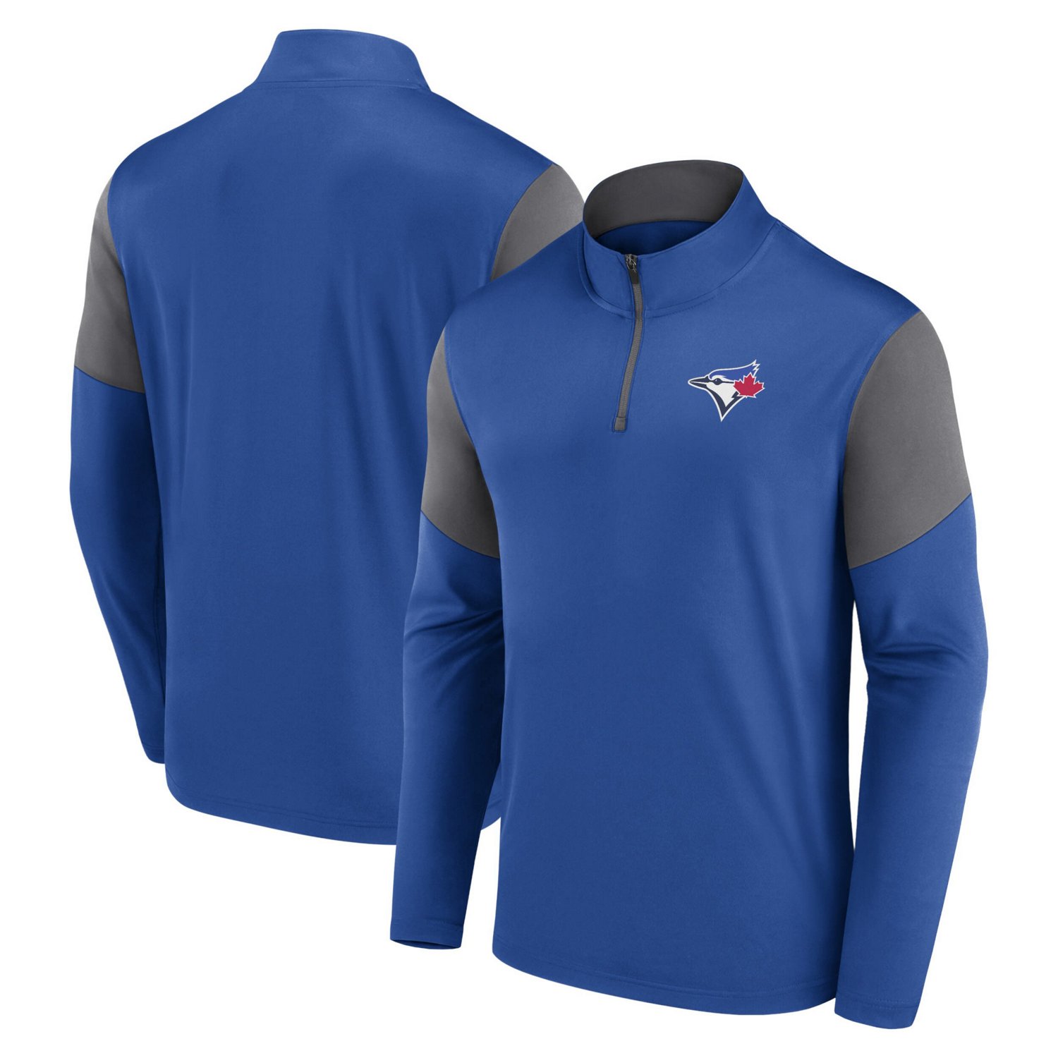 Fanatics Toronto Blue Jays Logo Quarter-Zip Top                                                                                  - view number 1
