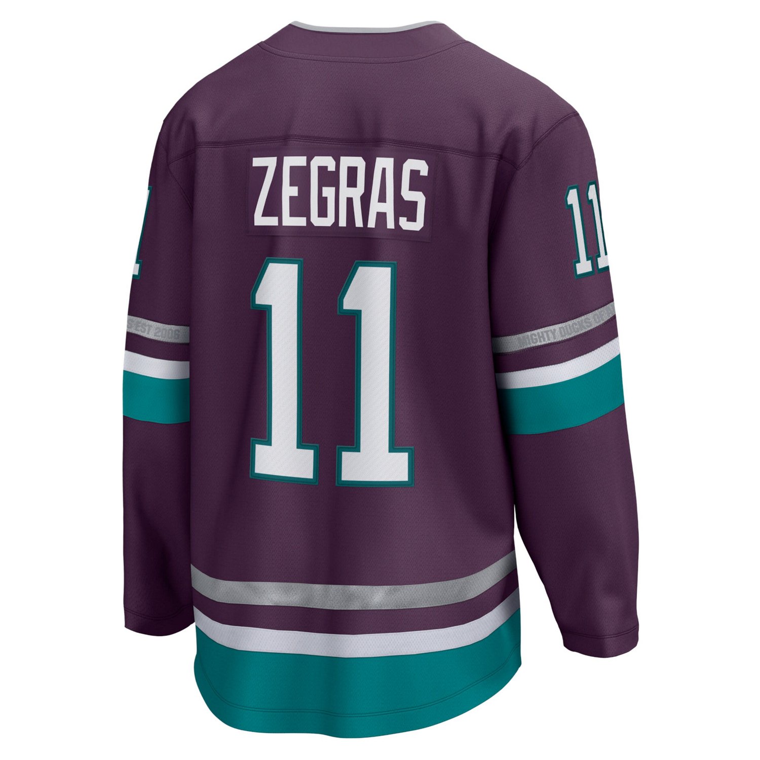 Fanatics Trevor Zegras Anaheim Ducks 30th Anniversary Premier Breakaway Jersey                                                   - view number 3