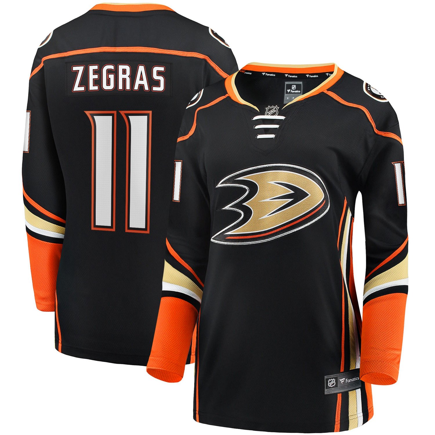 Fanatics Trevor Zegras Anaheim Ducks Home Breakaway Player Jersey