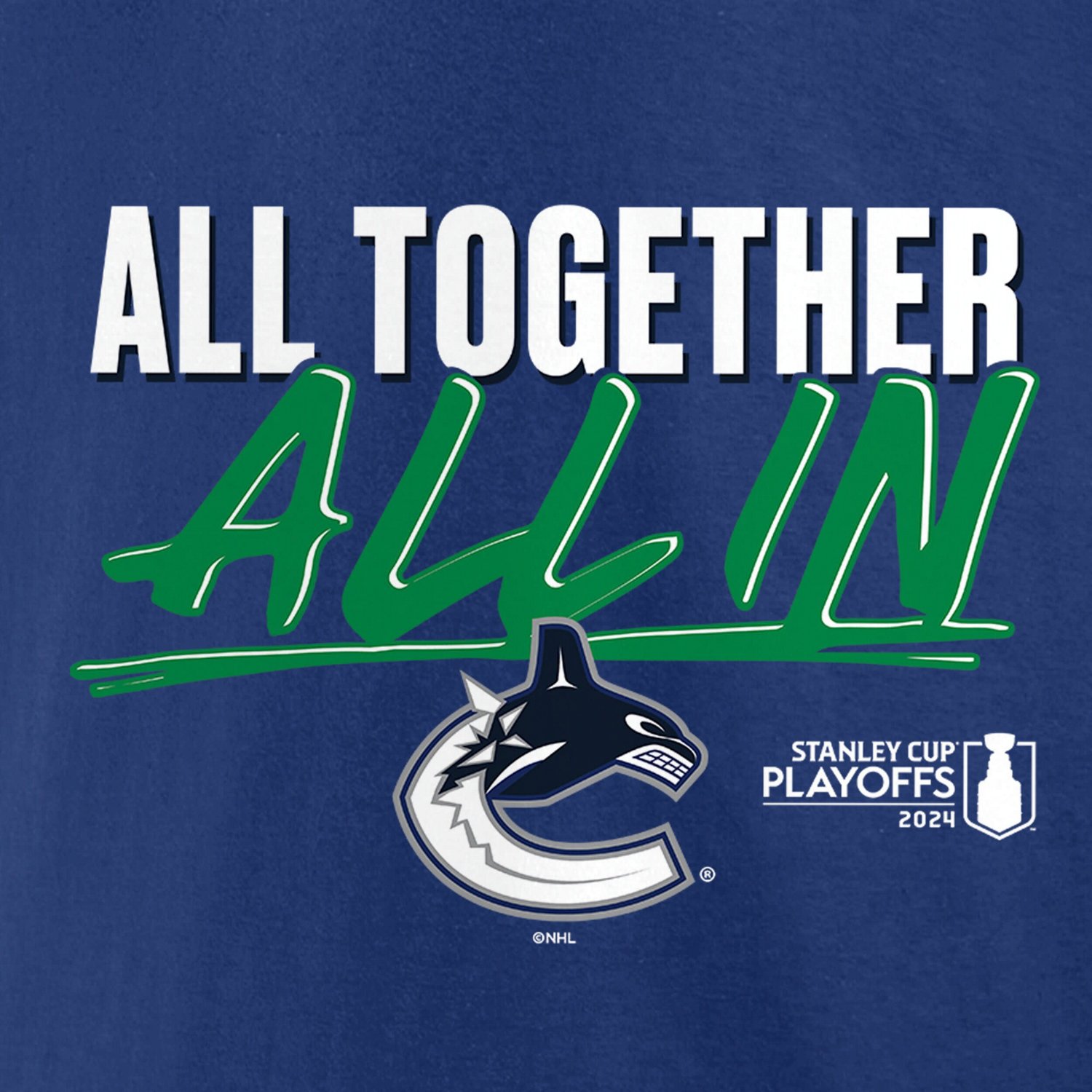 Fanatics Vancouver Canucks 2024 Stanley Cup Playoffs Slogan T-Shirt                                                              - view number 3