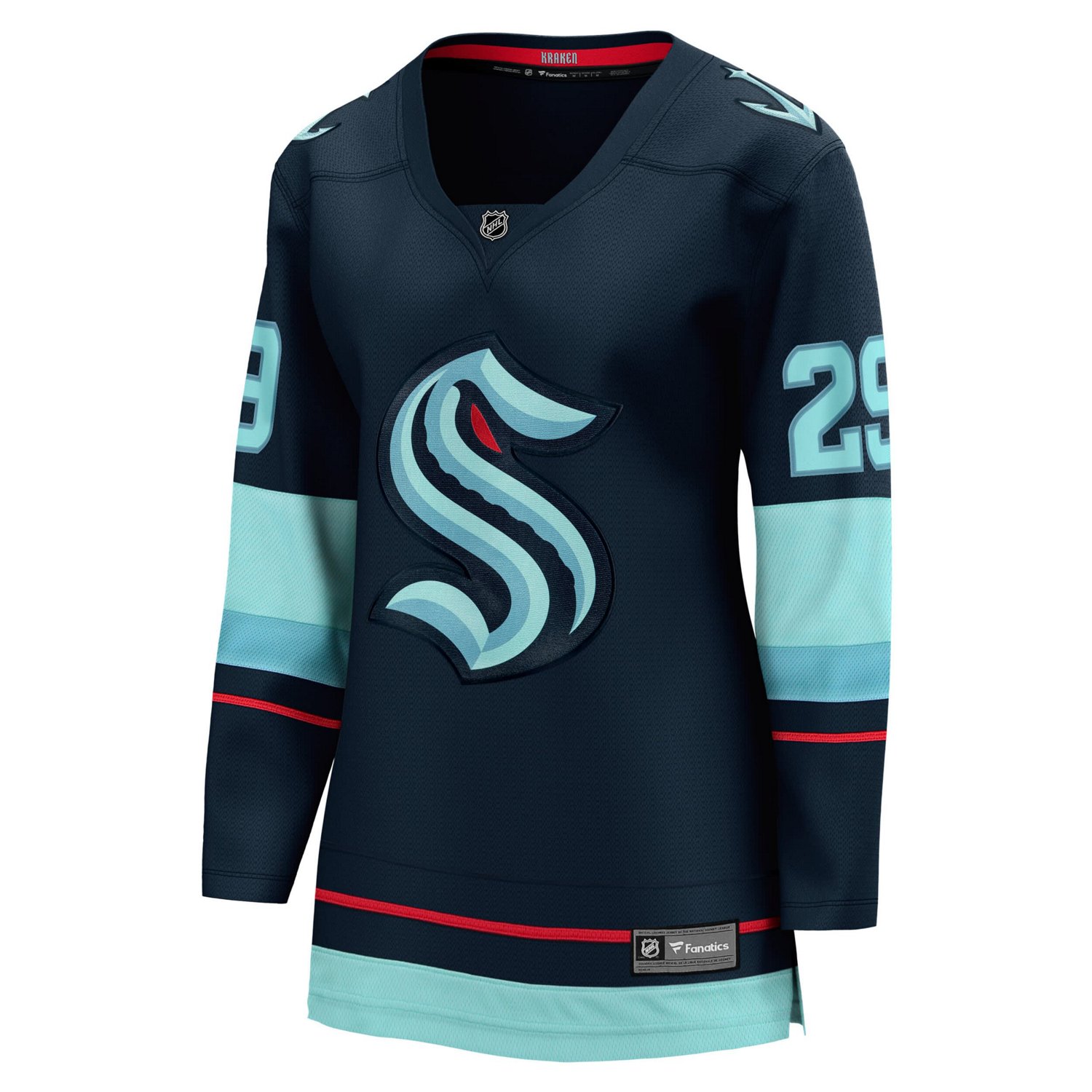 Fanatics Vince Dunn Deep Sea Seattle Kraken Home Breakaway Player Jersey                                                         - view number 2