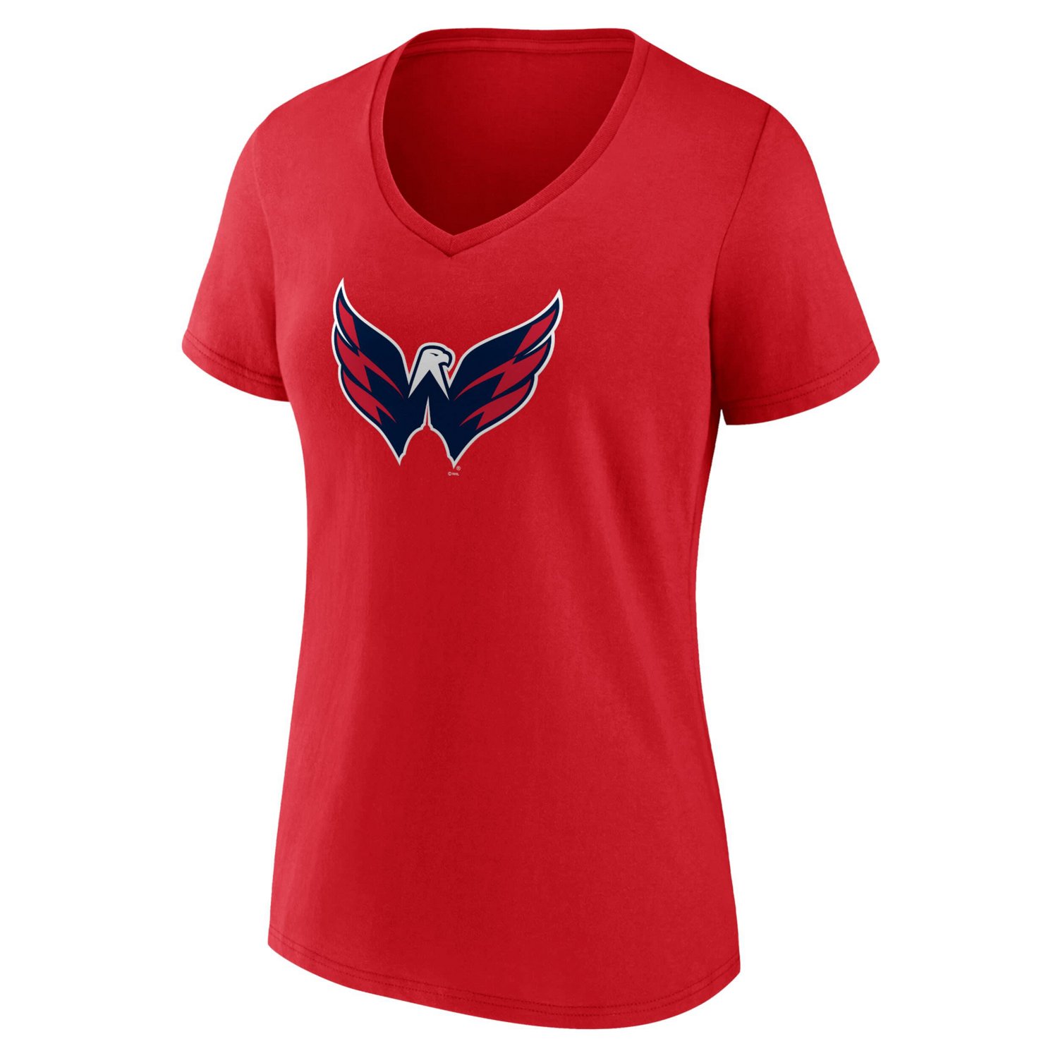Fanatics Washington Capitals Primary Logo Team V-Neck T-Shirt                                                                    - view number 2