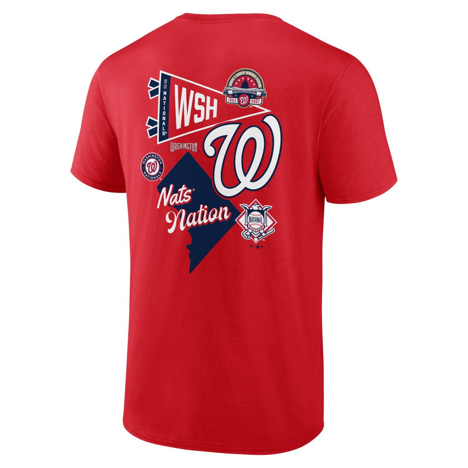 Fanatics Washington Nationals Split Zone T-Shirt - view number 3