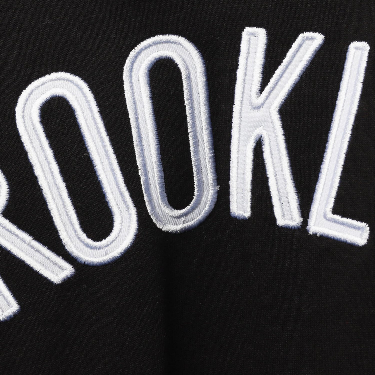 Fanatics /White Brooklyn Nets Big  Tall Double Contrast Pullover Hoodie                                                          - view number 4