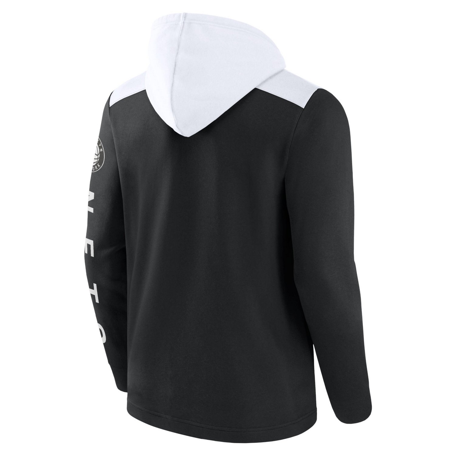 Fanatics /White Brooklyn Nets Skyhook Colorblock Full-Zip Hoodie                                                                 - view number 3
