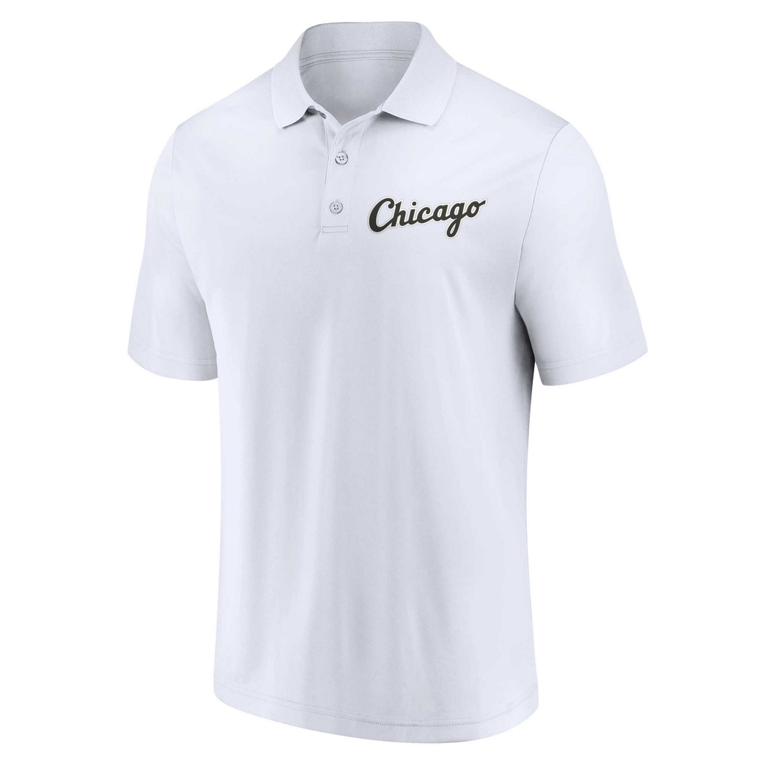 Fanatics White Chicago White Sox Two-Pack Logo Lockup Polo Set - view number 2