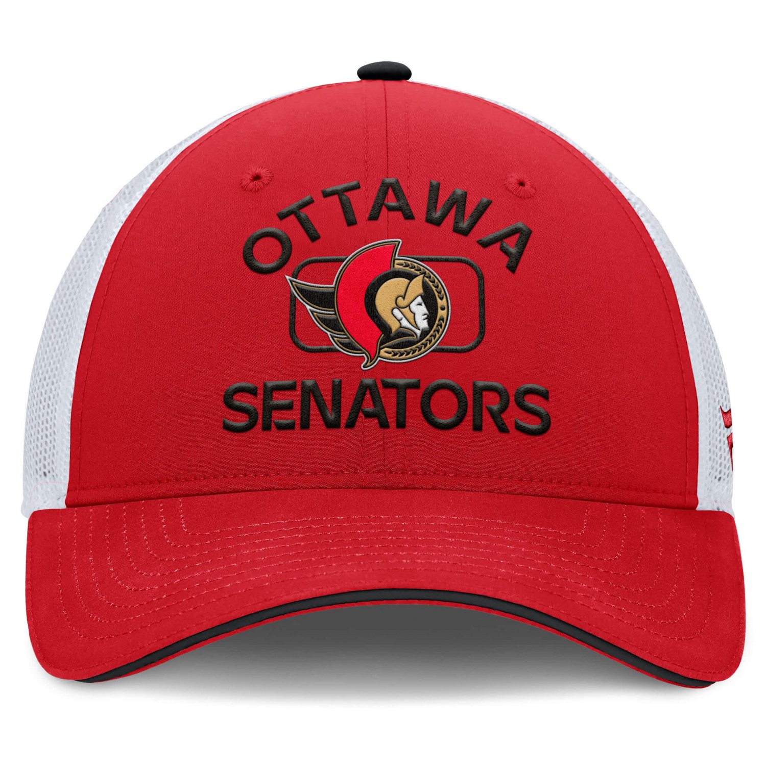 Fanatics White Ottawa Senators Authentic Pro Rink Trucker Hat - view number 2