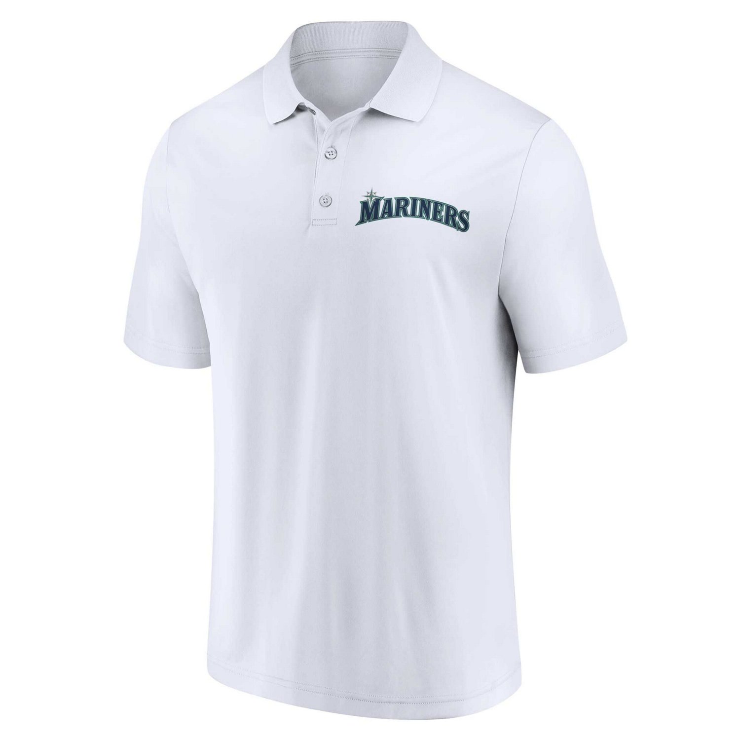 Fanatics White Seattle Mariners Two-Pack Logo Lockup Polo Set - view number 2