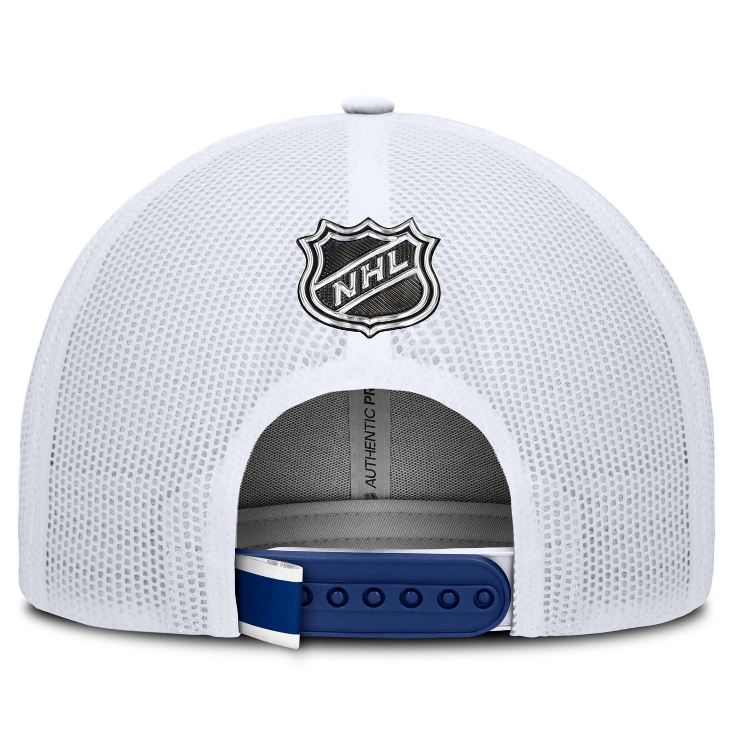 Fanatics White Toronto Maple Leafs Authentic Pro Rink Trucker Hat - view number 3