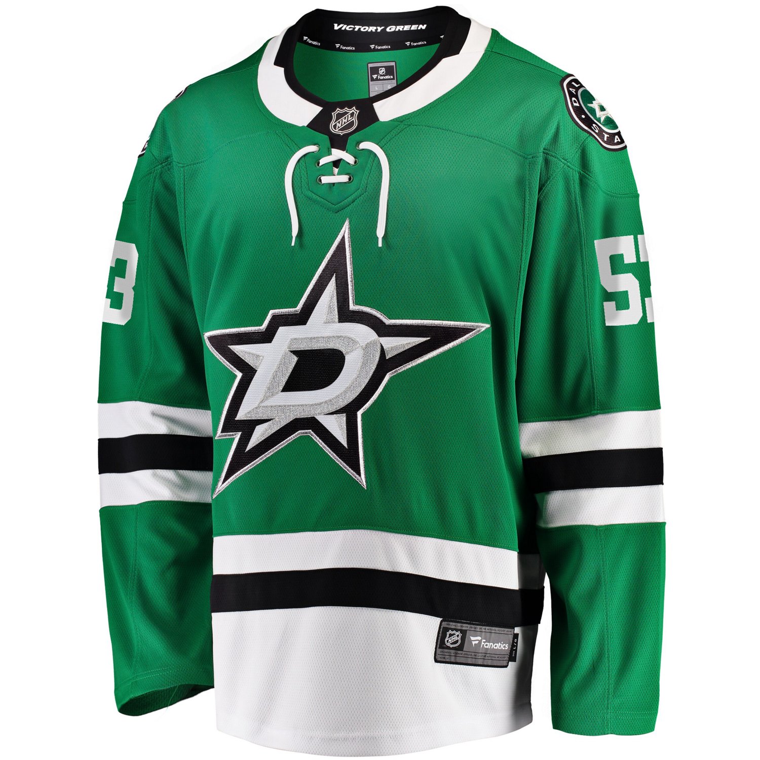 Fanatics Wyatt Johnston Kelly Dallas Stars Home Breakaway Player Jersey                                                          - view number 2