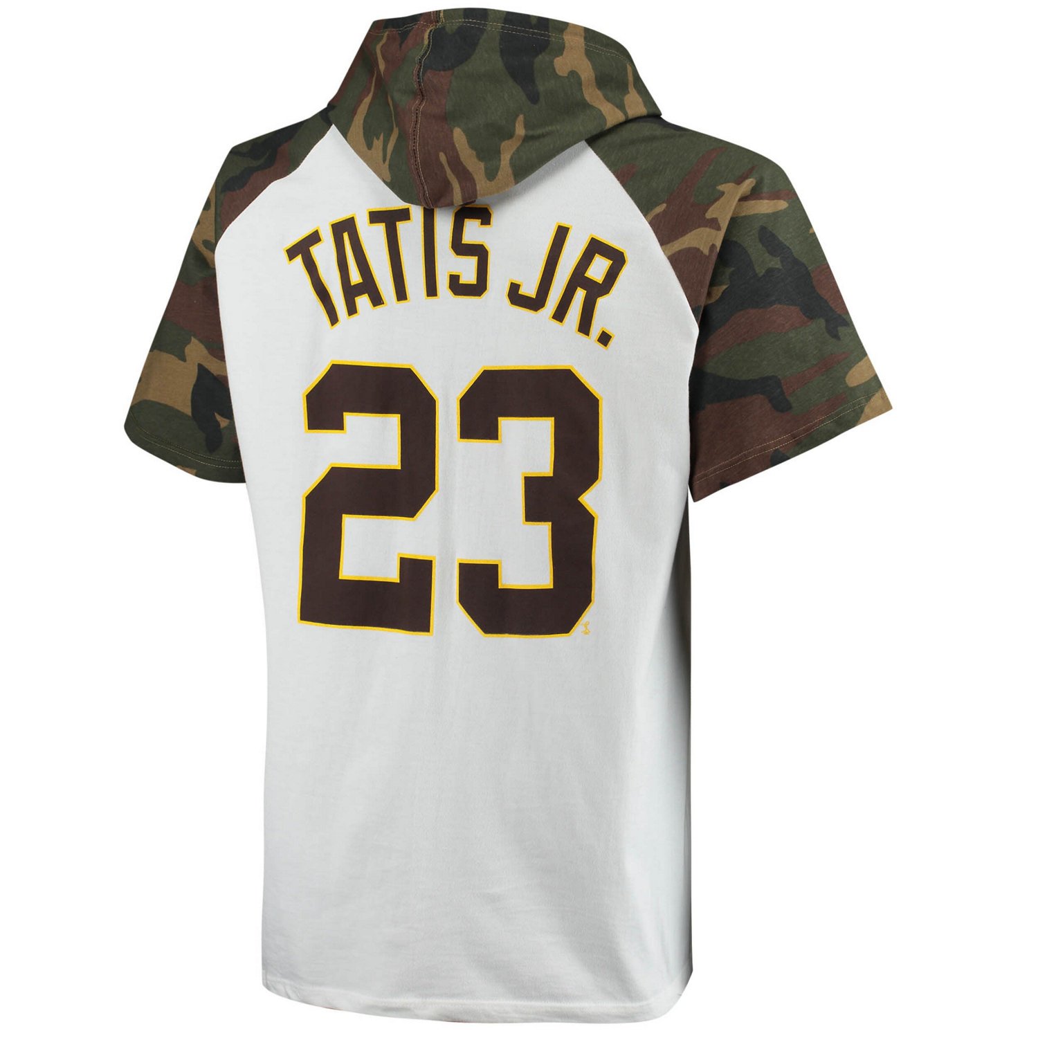 Fernando Tatis Jr Camo San Diego Padres Player Big  Tall Raglan Hoodie T-Shirt - view number 3