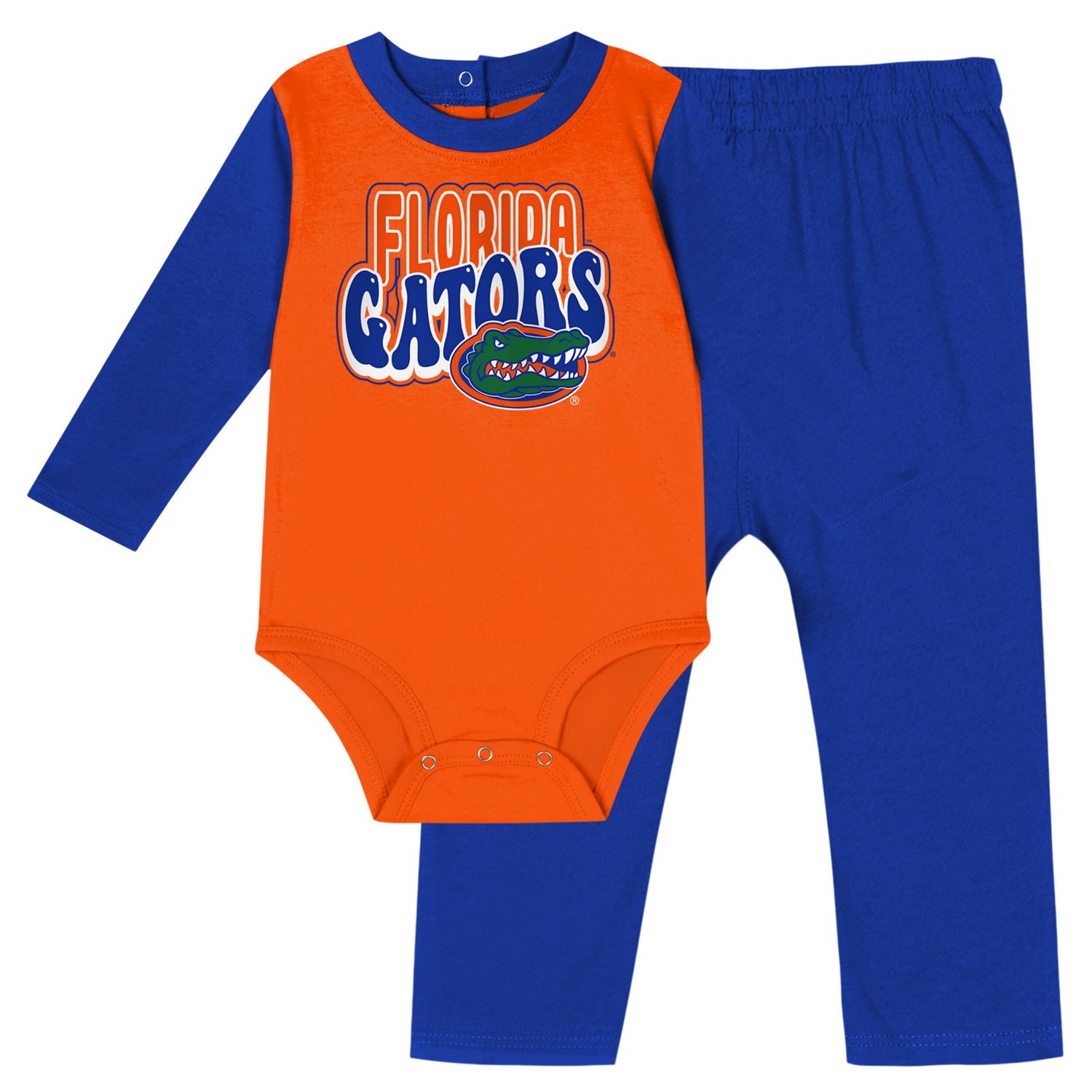 Florida Gators Double Up Long Sleeve Bodysuit  Pant Set