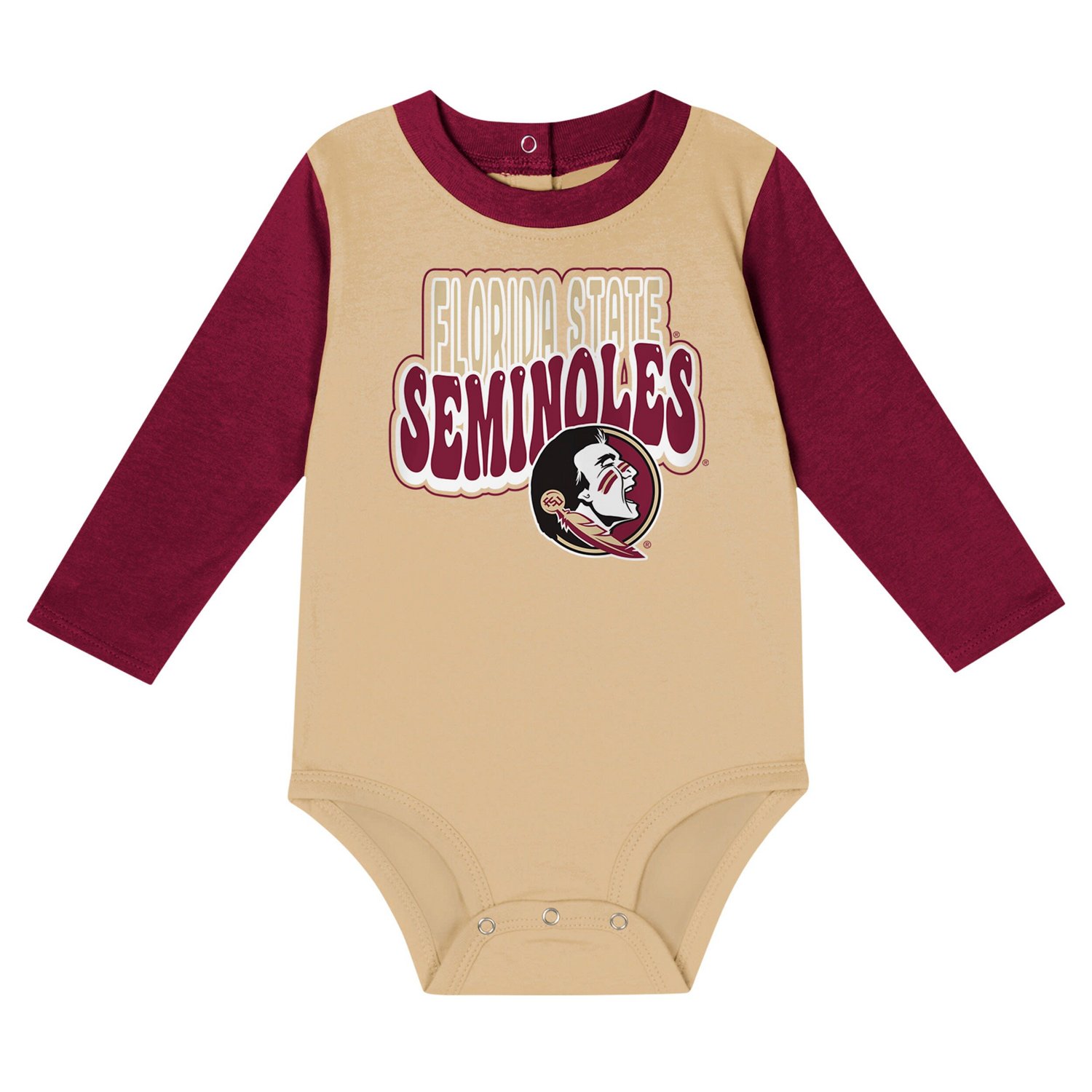 Florida State Seminoles Double Up Long Sleeve Bodysuit  Pant Set - view number 2