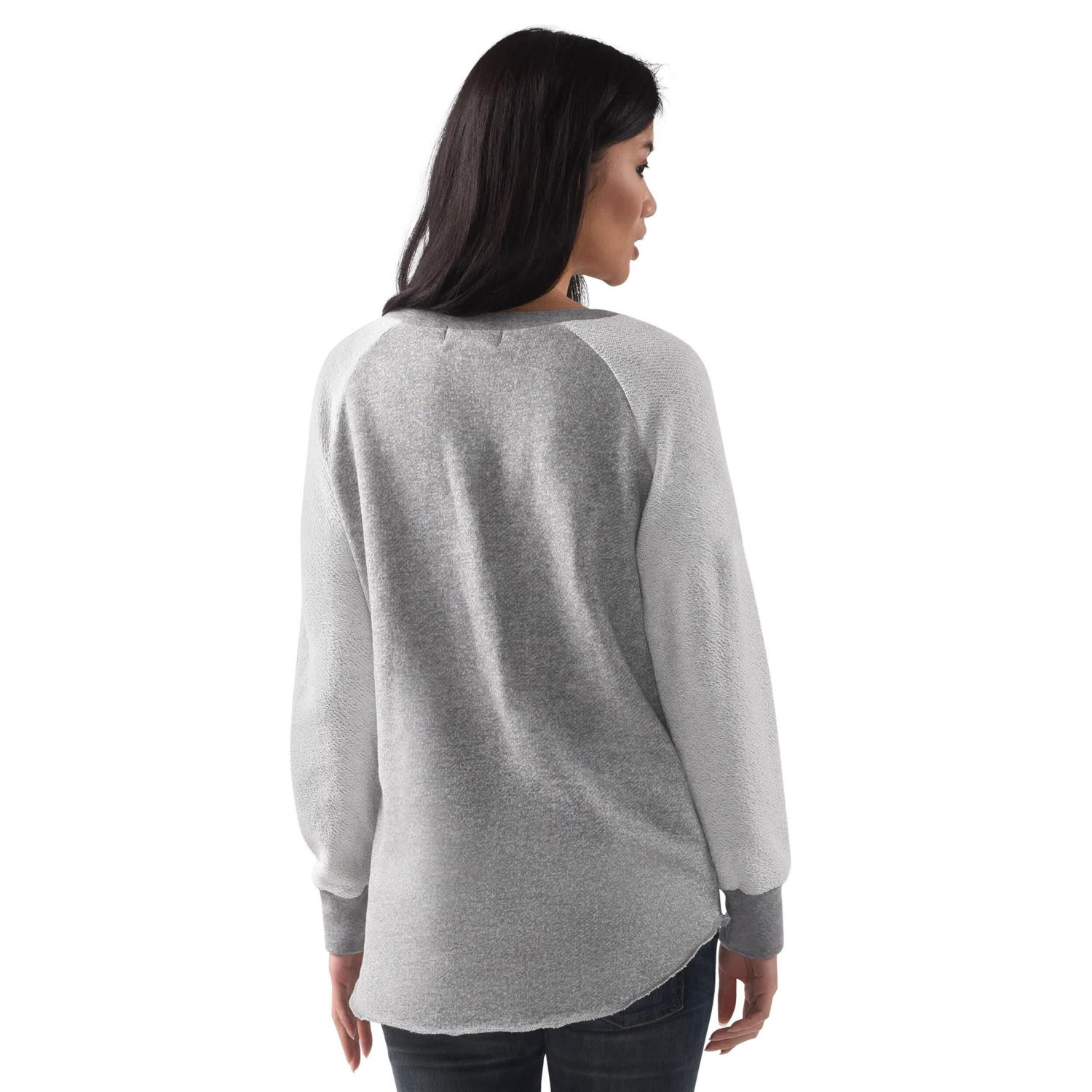 G-III 4Her by Carl Banks Boston Sox Gridiron Raglan Pullover Sweatshirt - view number 2