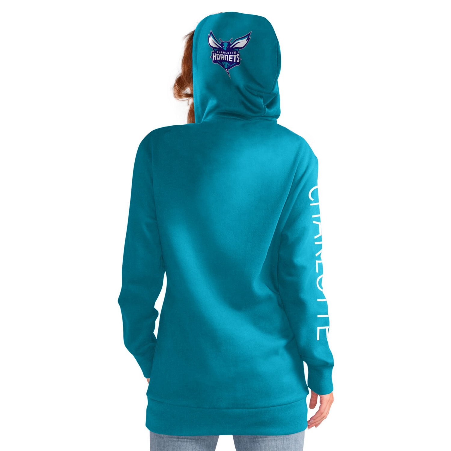 G-III 4Her by Carl Banks Charlotte Hornets Base Coach Pullover Hoodie                                                            - view number 2