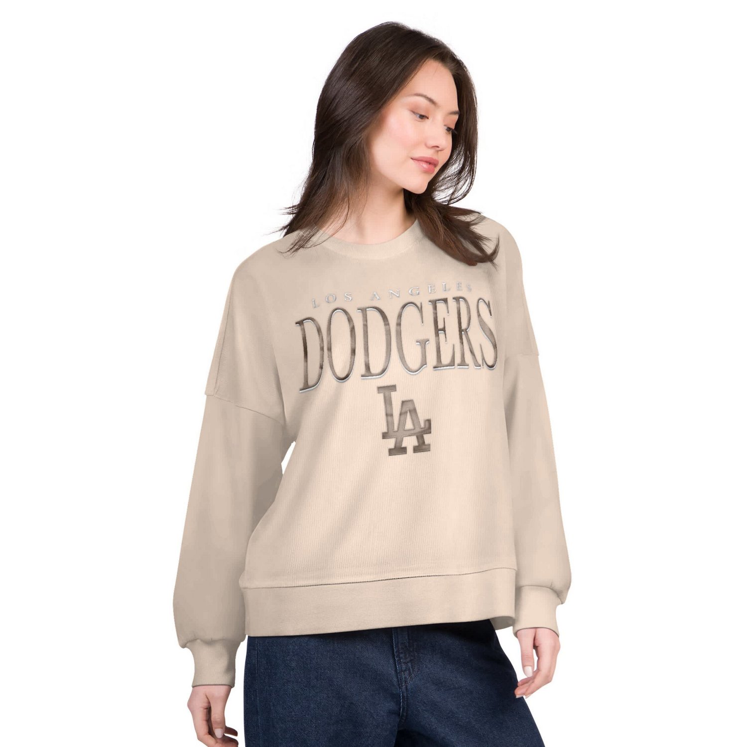 G-III 4Her by Carl Banks Los Angeles Dodgers Oversized Vet II Sweatshirt