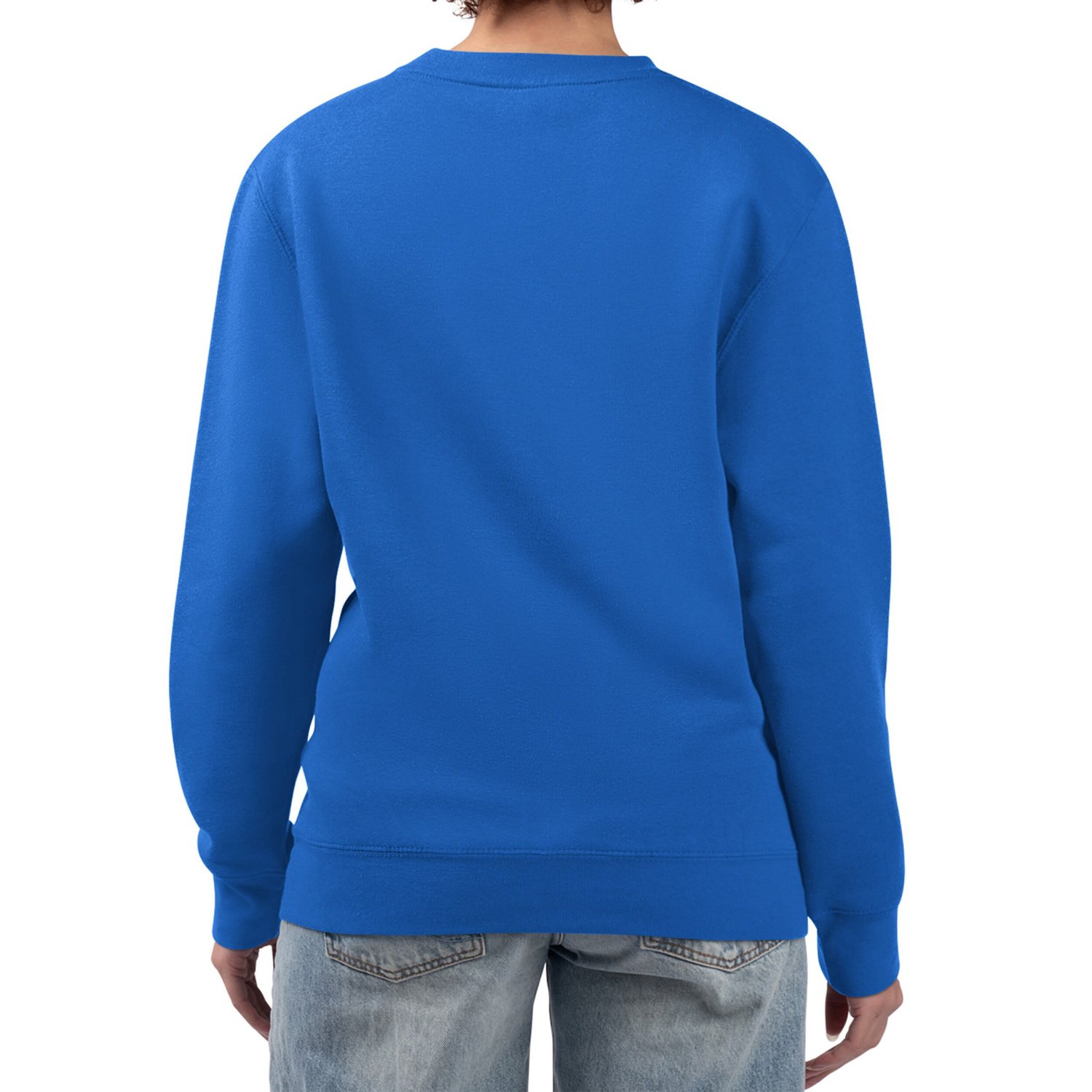 G-III 4Her by Carl Banks Los Angeles Dodgers Retro Roses Fleece Pullover Sweatshirt - view number 2