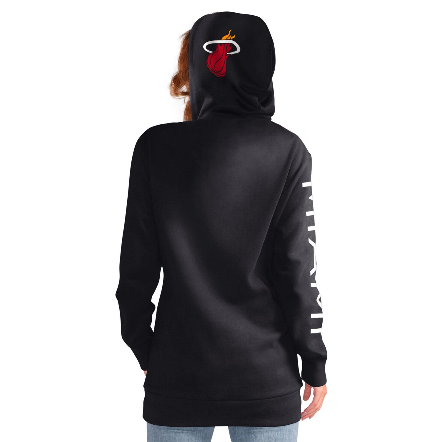G-III 4Her by Carl Banks Miami Heat Base Coach Pullover Hoodie - view number 2