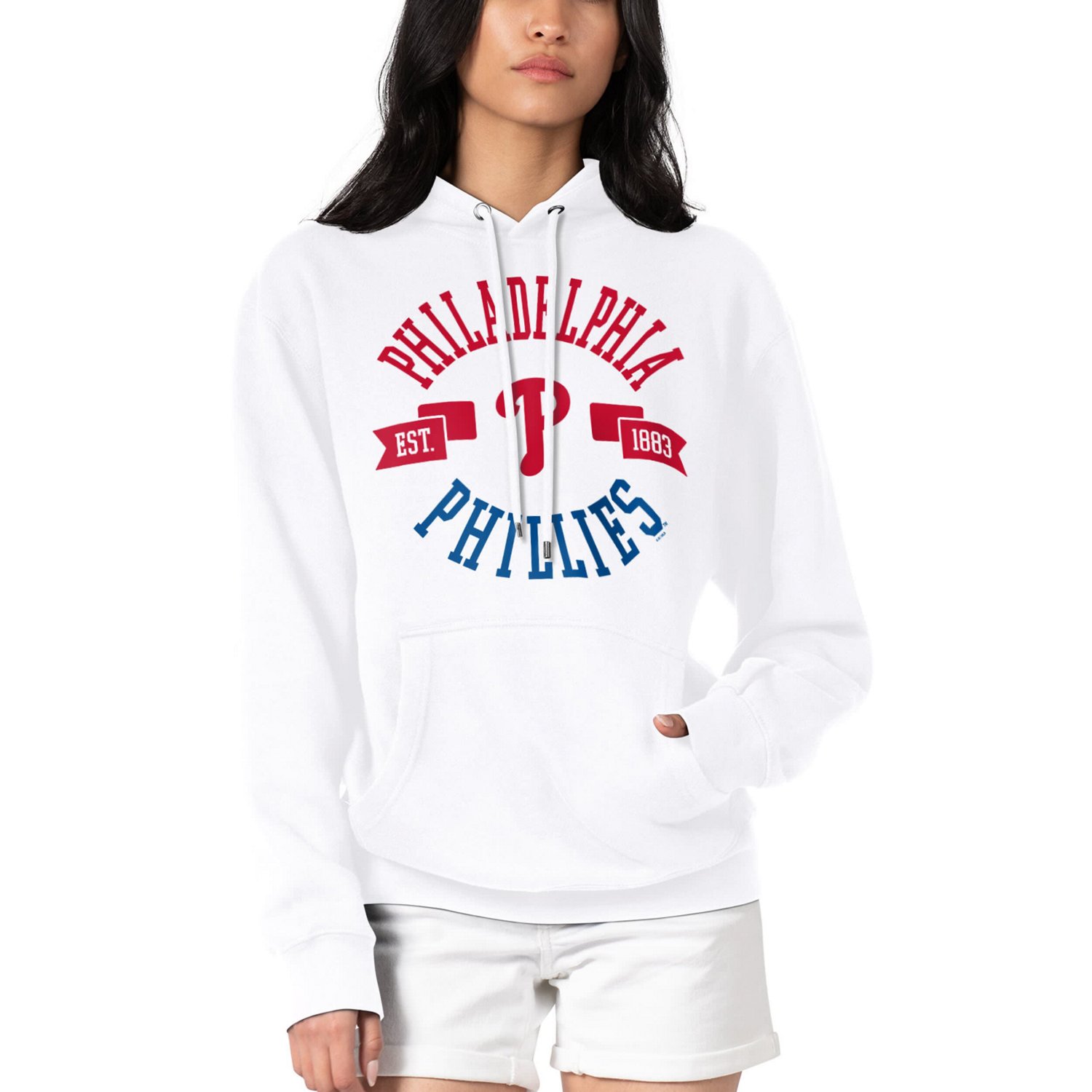 G-III 4Her by Carl Banks Philadelphia Phillies City Graphic Pullover Hoodie - view number 4