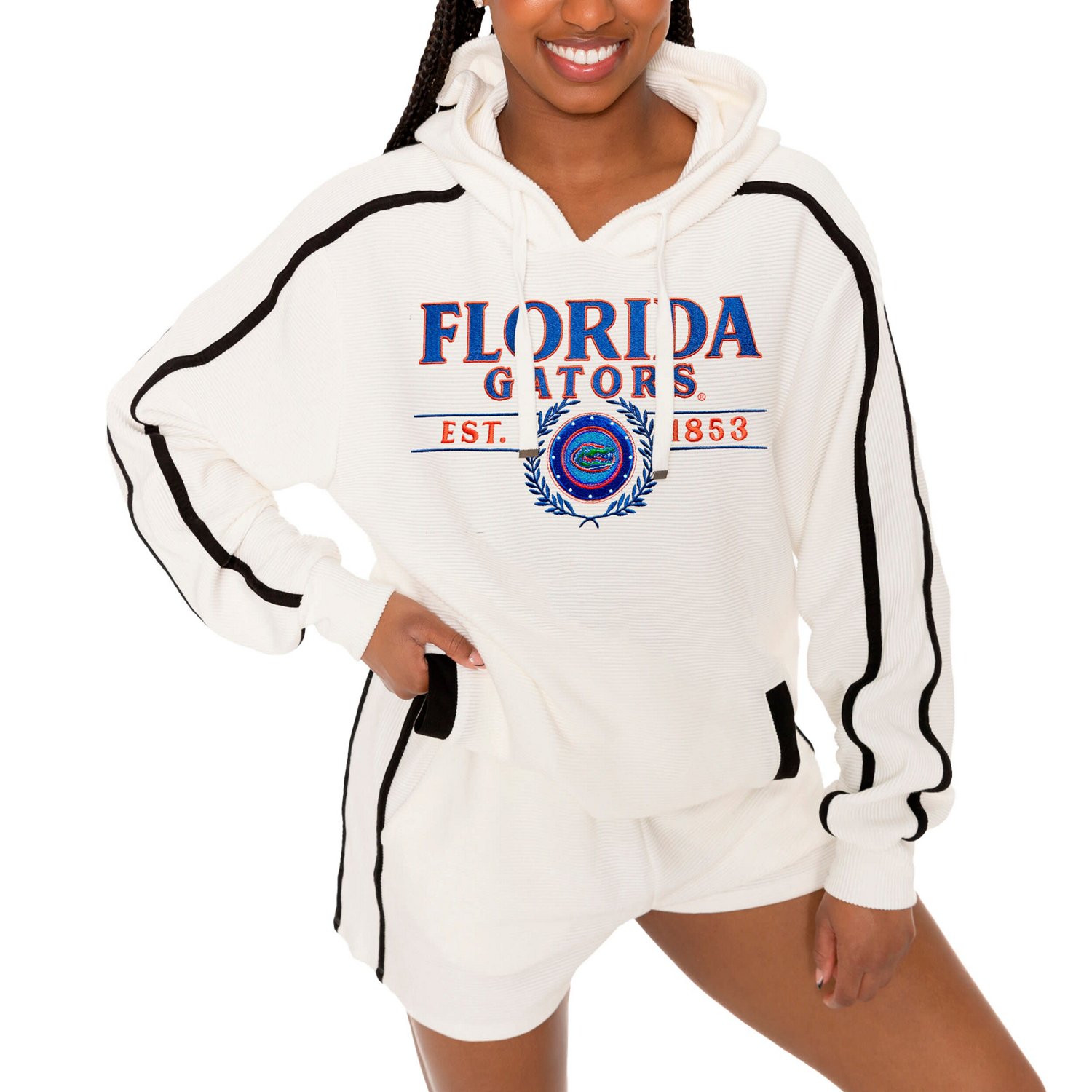 Gameday Couture Florida Gators Down Set Go Pullover Hoodie and Shorts Set - view number 3