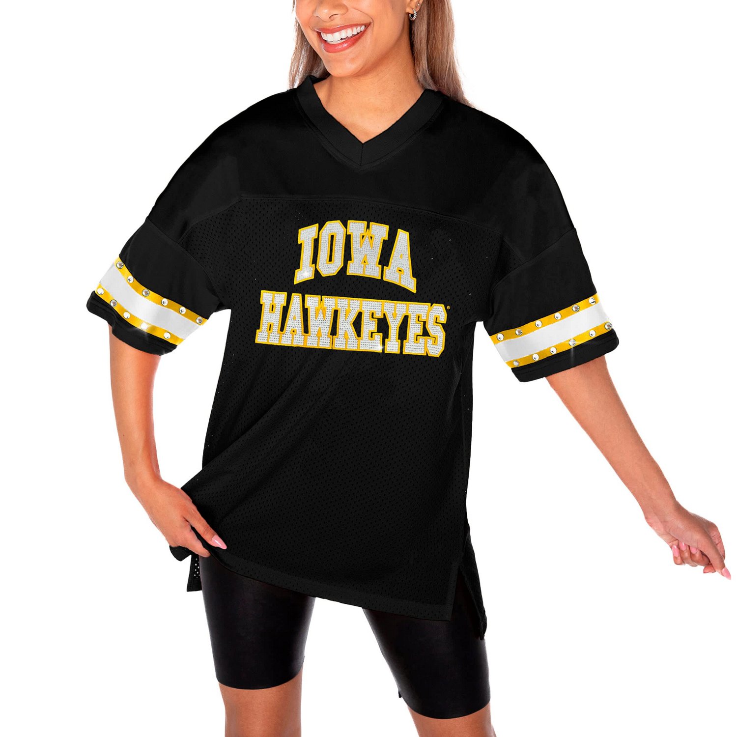 Gameday Couture Iowa Hawkeyes Until Kickoff Rhinestone Fashion T-Shirt - view number 3