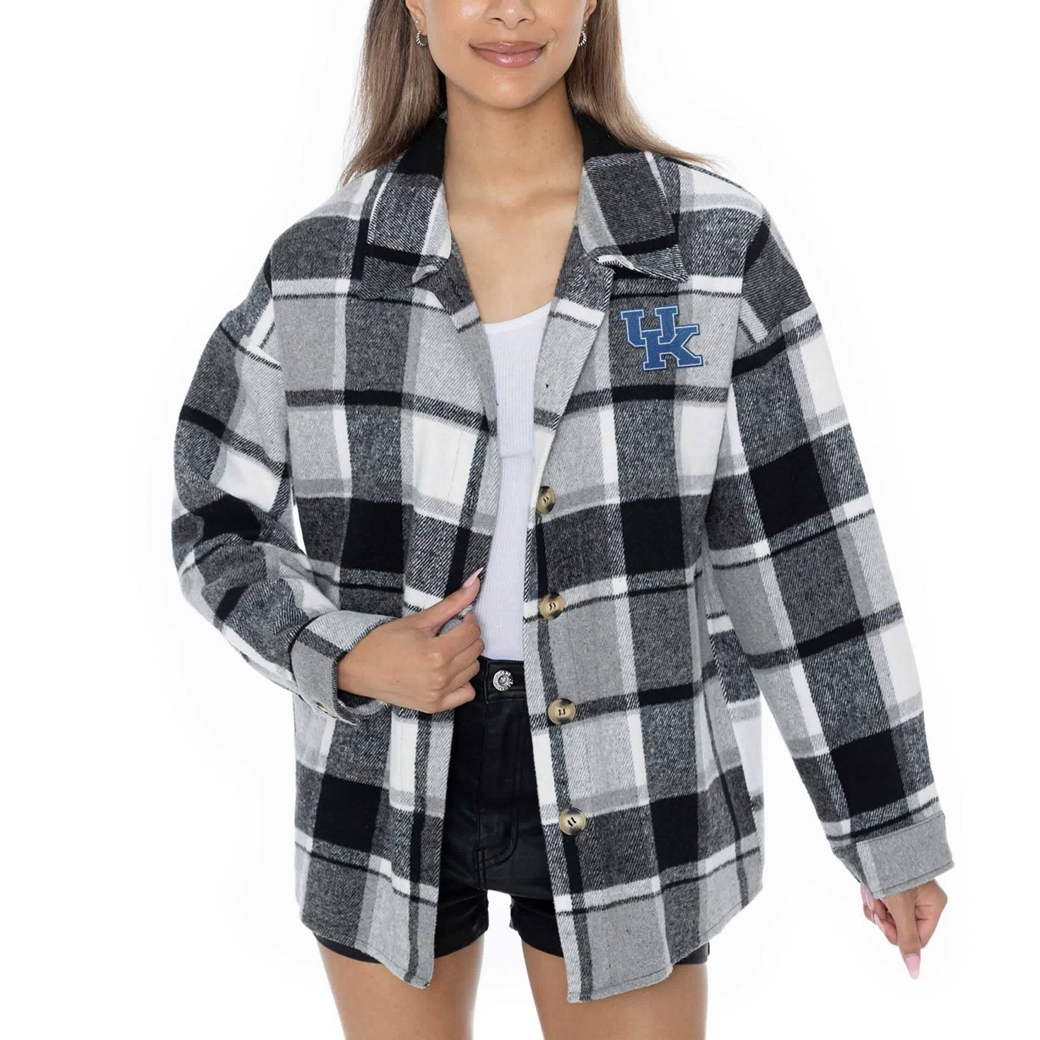 Gameday Couture Kentucky Wildcats End Zone Game Flannel Button-Up Shirt - view number 2