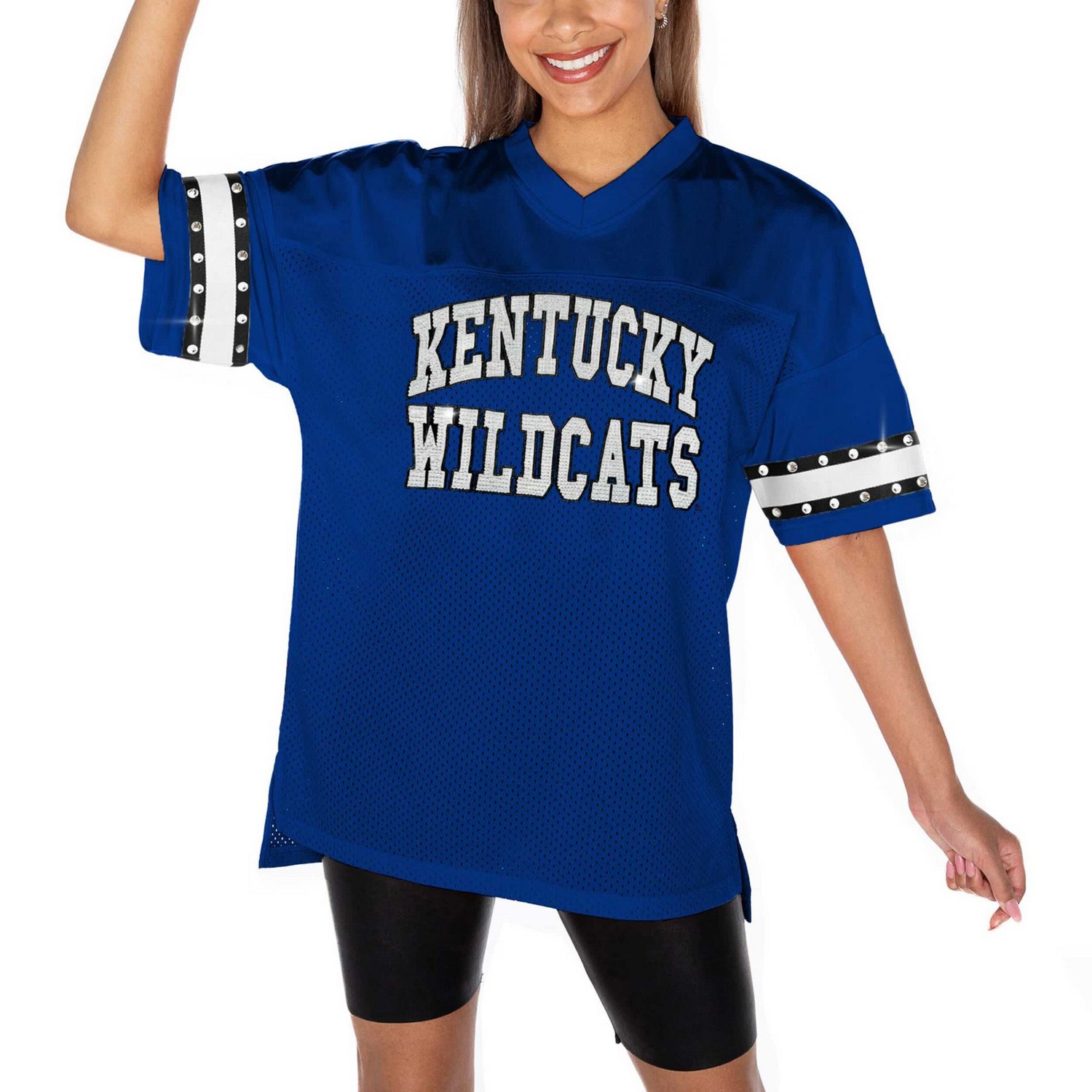 Gameday Couture Kentucky Wildcats Until Kickoff Rhinestone Fashion T-Shirt                                                       - view number 1