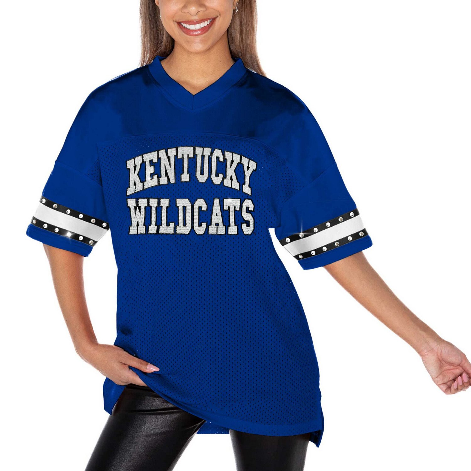 Gameday Couture Kentucky Wildcats Until Kickoff Rhinestone Fashion T-Shirt                                                       - view number 2