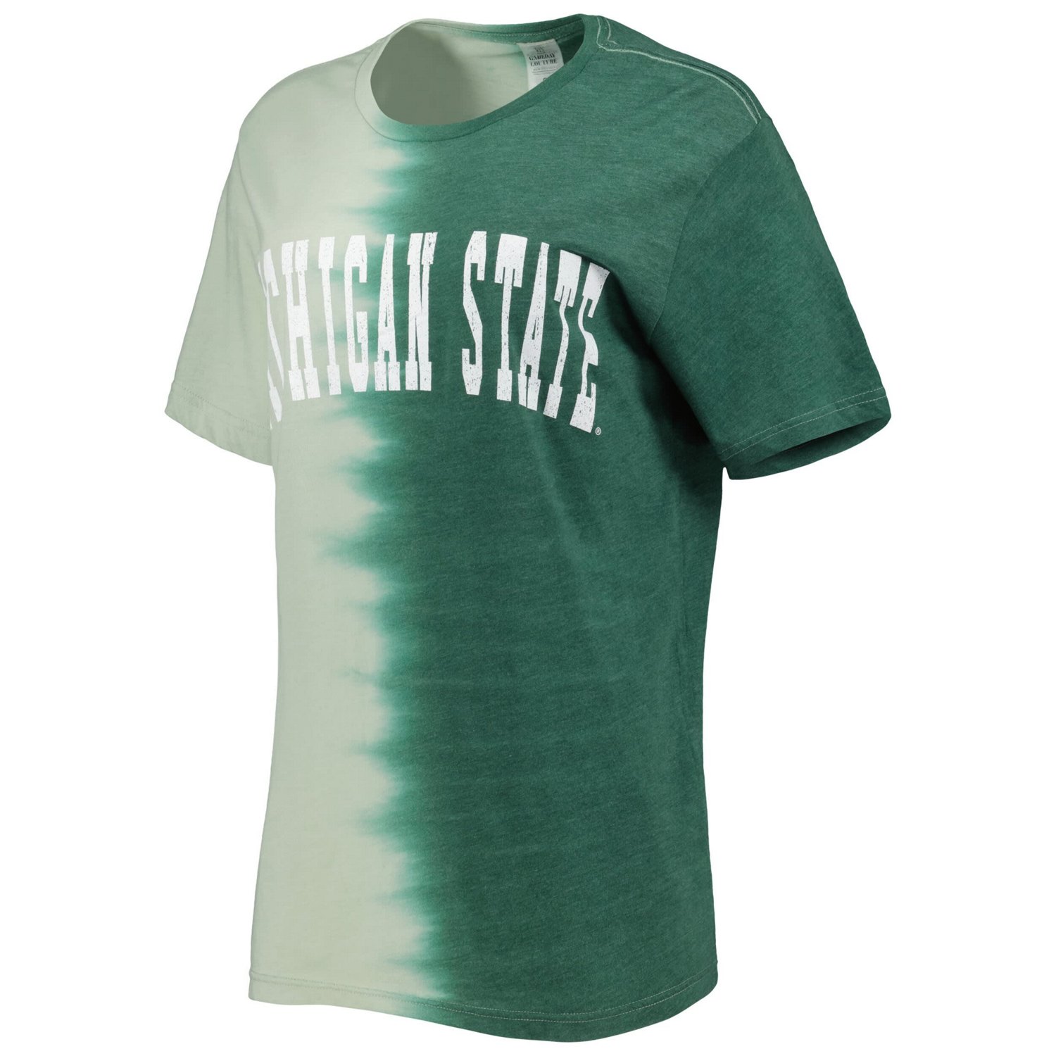 Gameday Couture Michigan State Spartans Find Your Groove Split-Dye T-Shirt - view number 2