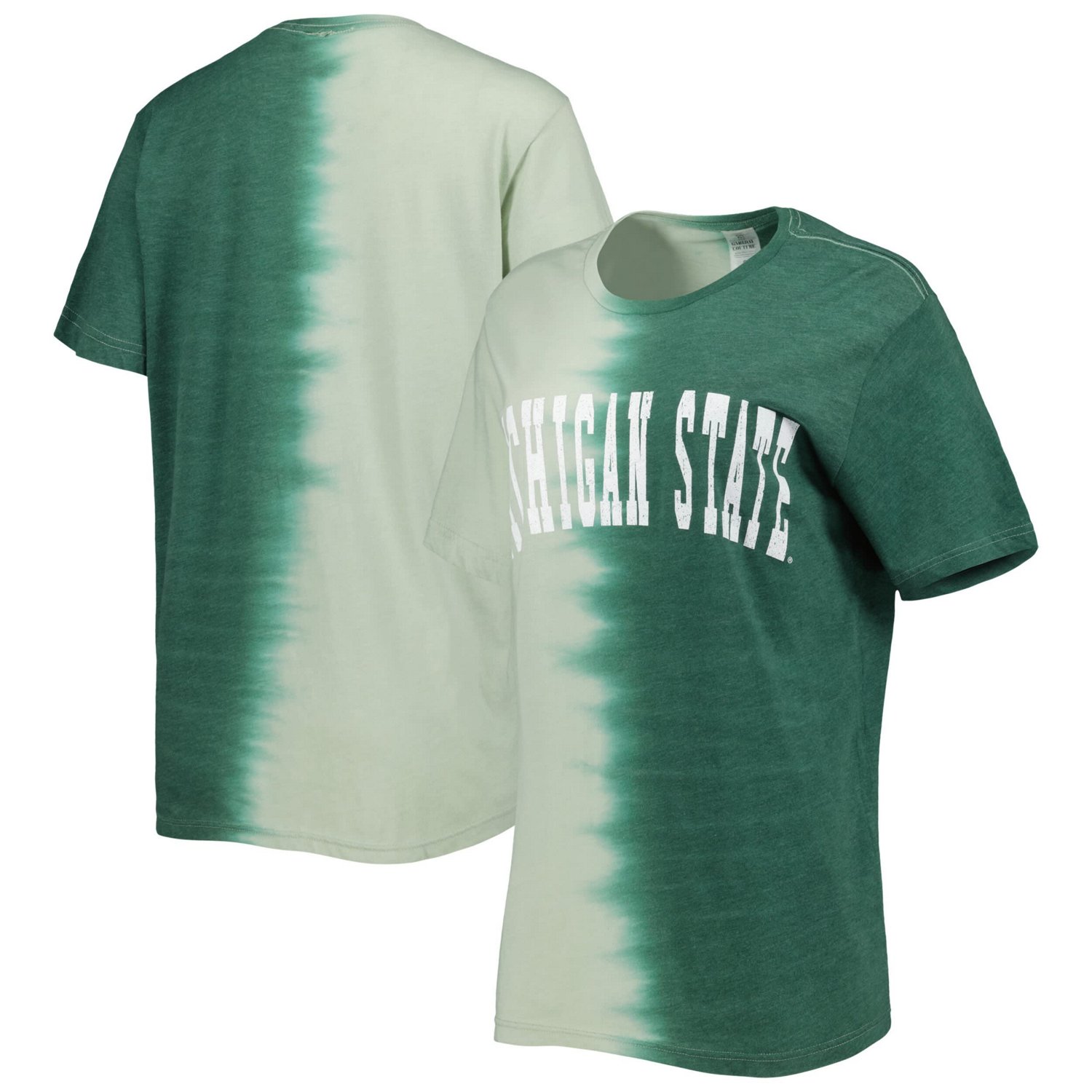 Gameday Couture Michigan State Spartans Find Your Groove Split-Dye T-Shirt - view number 1