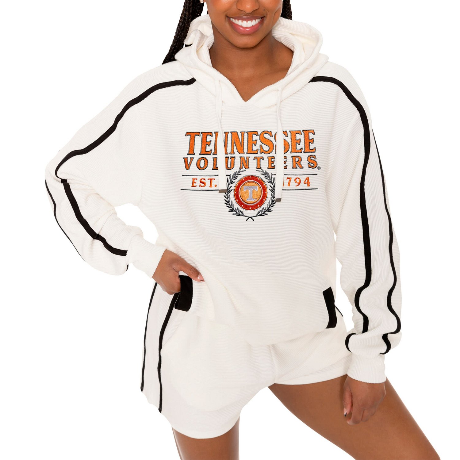 Gameday Couture Tennessee Volunteers Down Set Go Pullover Hoodie and Shorts Set - view number 3
