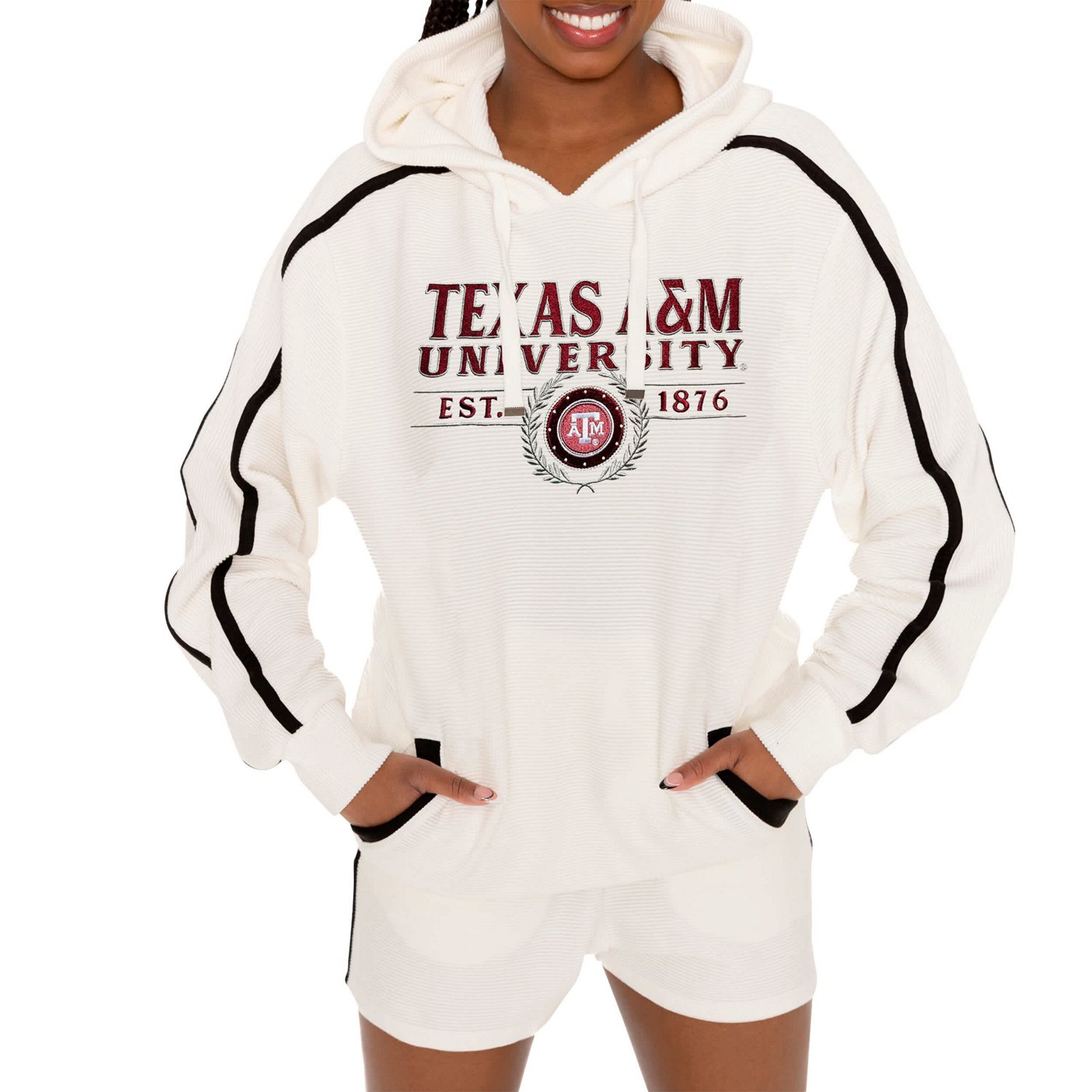 Gameday Couture Texas AM Aggies Down Set Go Pullover Hoodie and Shorts Set - view number 2