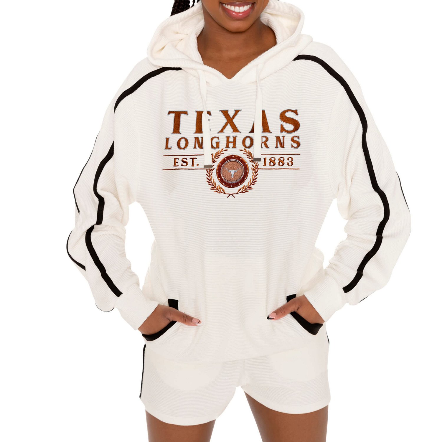 Gameday Couture Texas Longhorns Down Set Go Pullover Hoodie and Shorts Set - view number 2