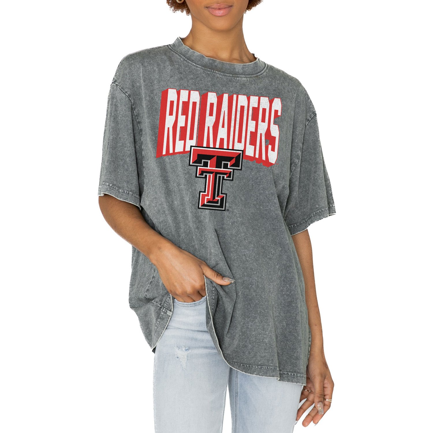 Gameday Couture Texas Tech Raiders Solid Defense Oversized T-Shirt