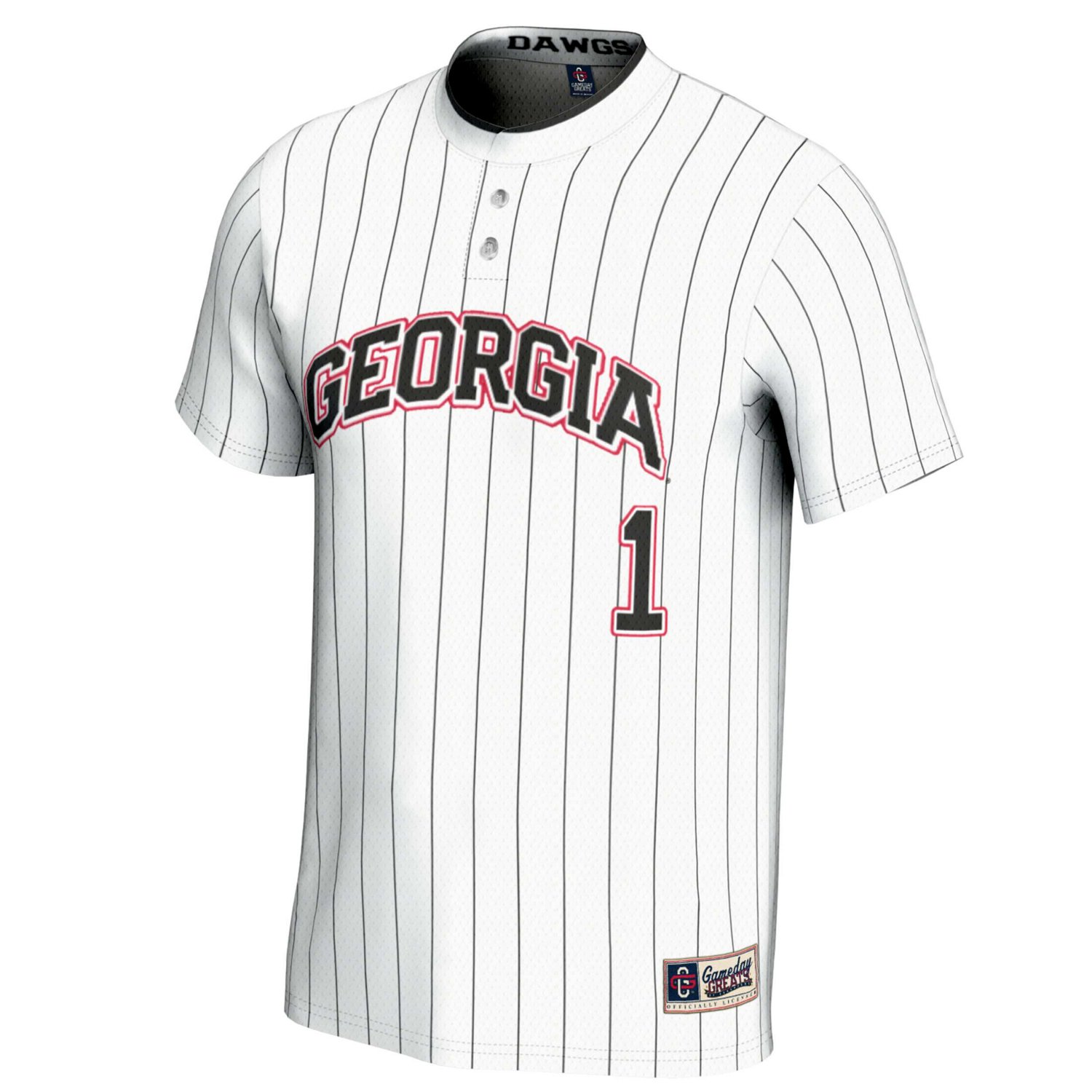 GameDay Greats 1 Georgia Bulldogs Lightweight Softball Jersey - view number 2