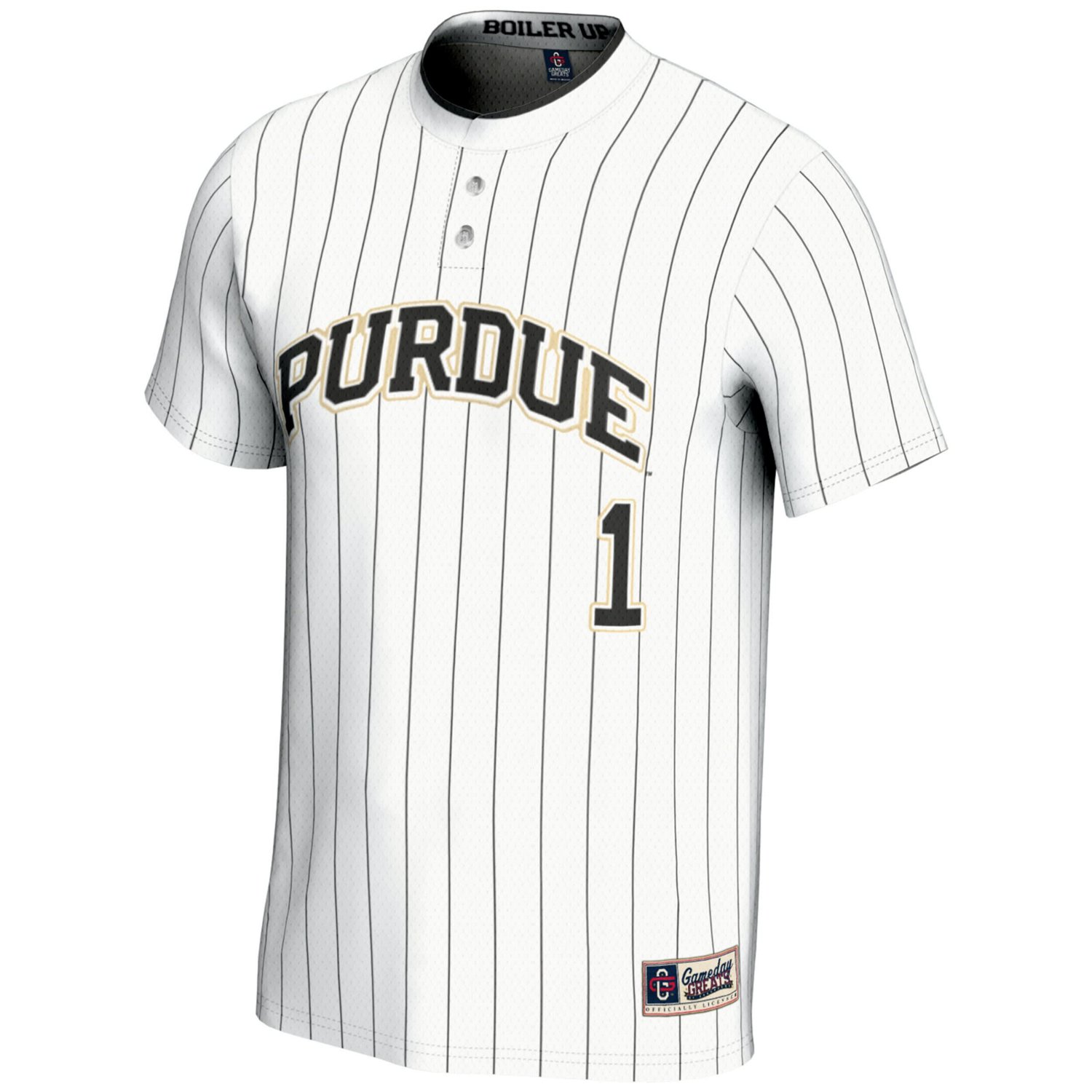 GameDay Greats 1 Purdue Boilermakers Lightweight Softball Jersey - view number 2