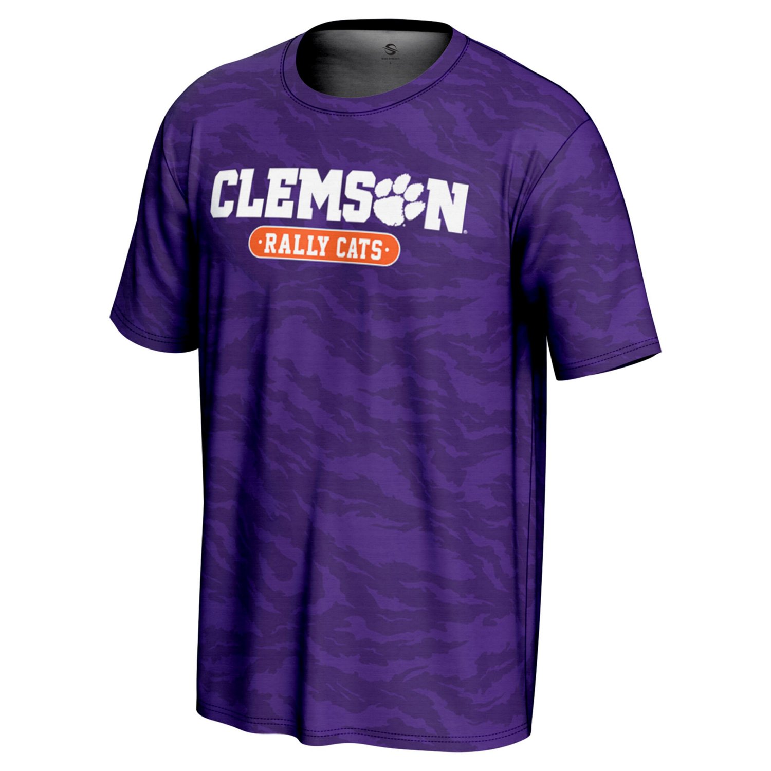 GameDay Greats Clemson Tigers Rally Cats Tiger Print T-Shirt                                                                     - view number 2