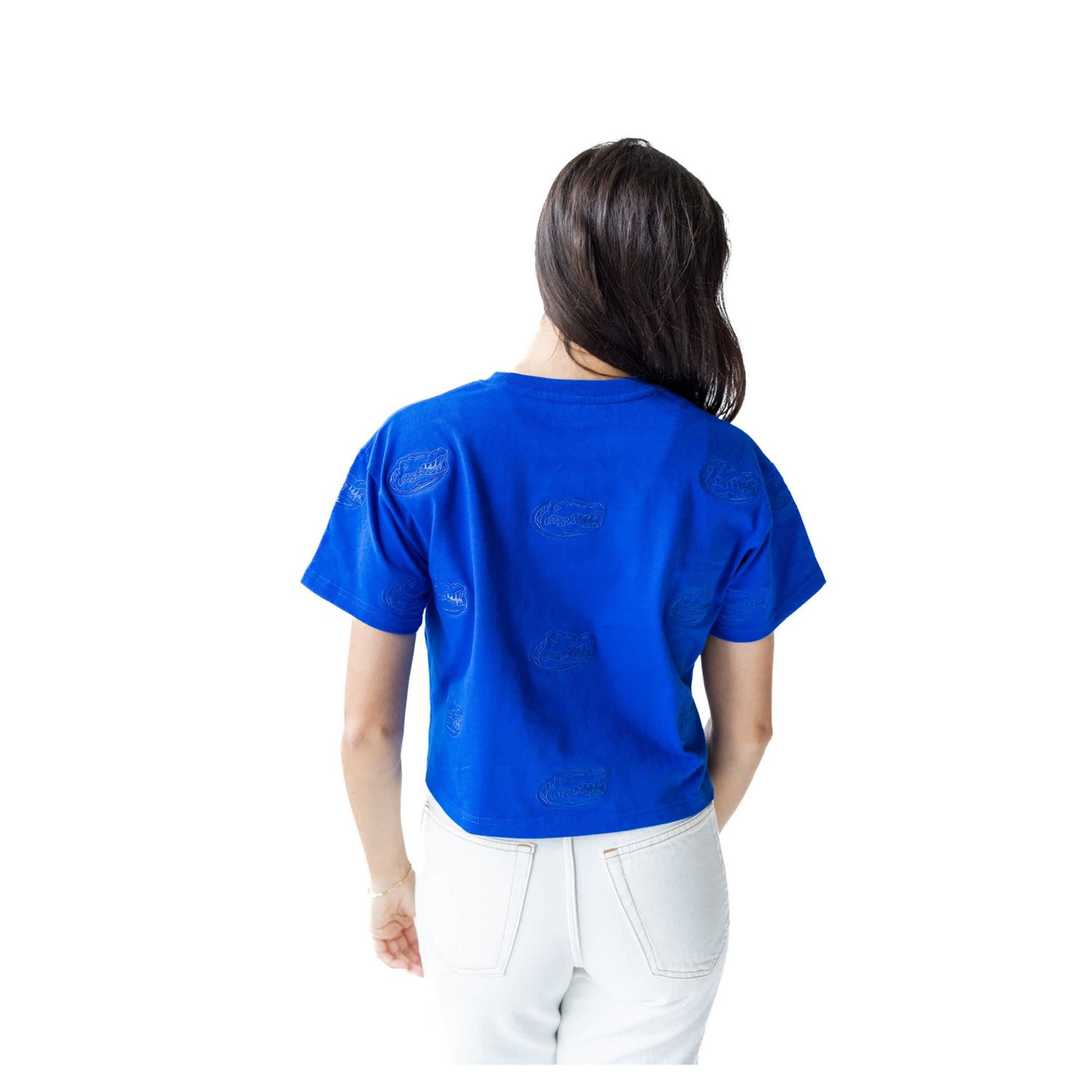 Gameday Social Florida Gators Allover Print Heavyweight Cropped T-Shirt - view number 3