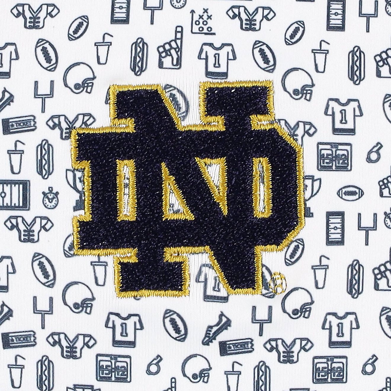 Garb Notre Dame Fighting Irish Crew All-Over Print Polo                                                                          - view number 2