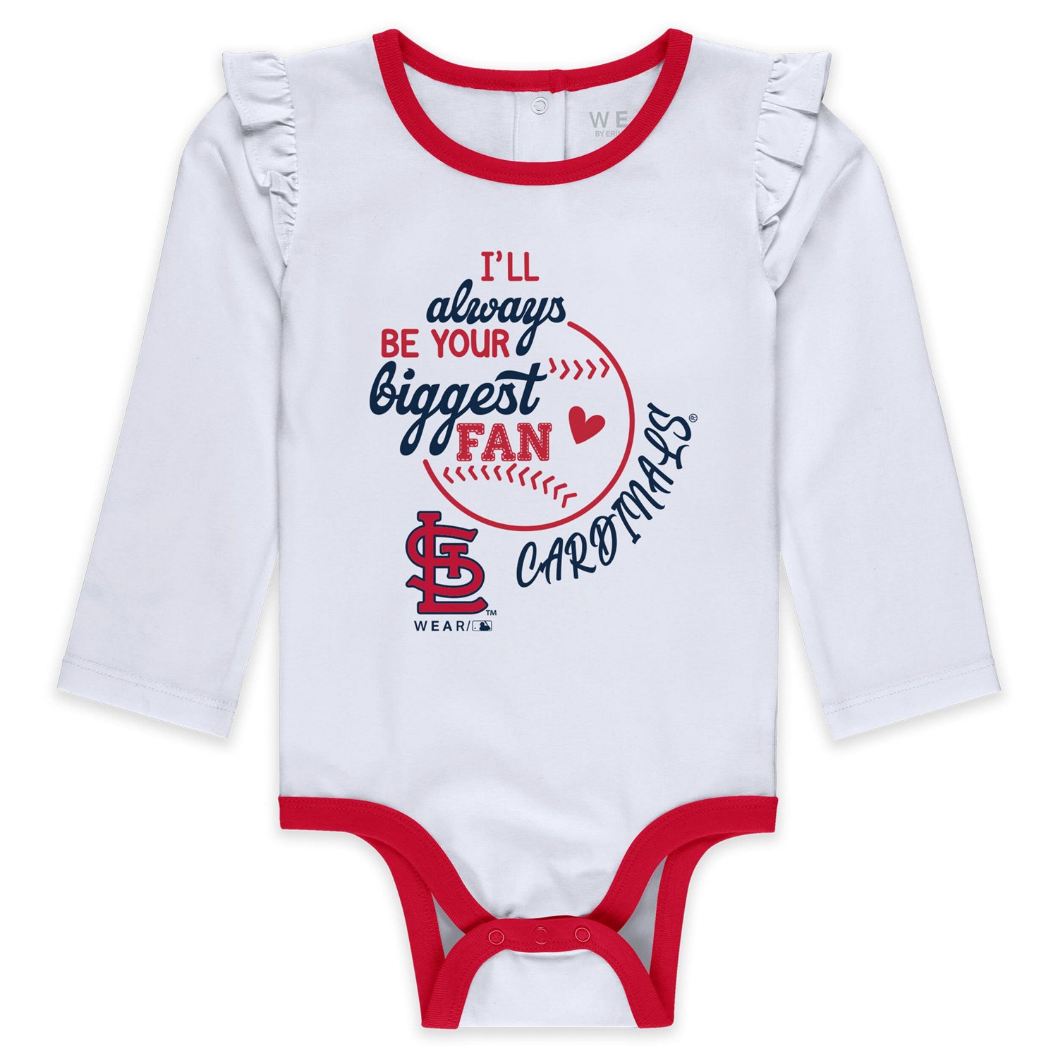 Girls Newborn  WEAR by Erin Andrews St Louis Cardinals Three-Piece Tutu Set