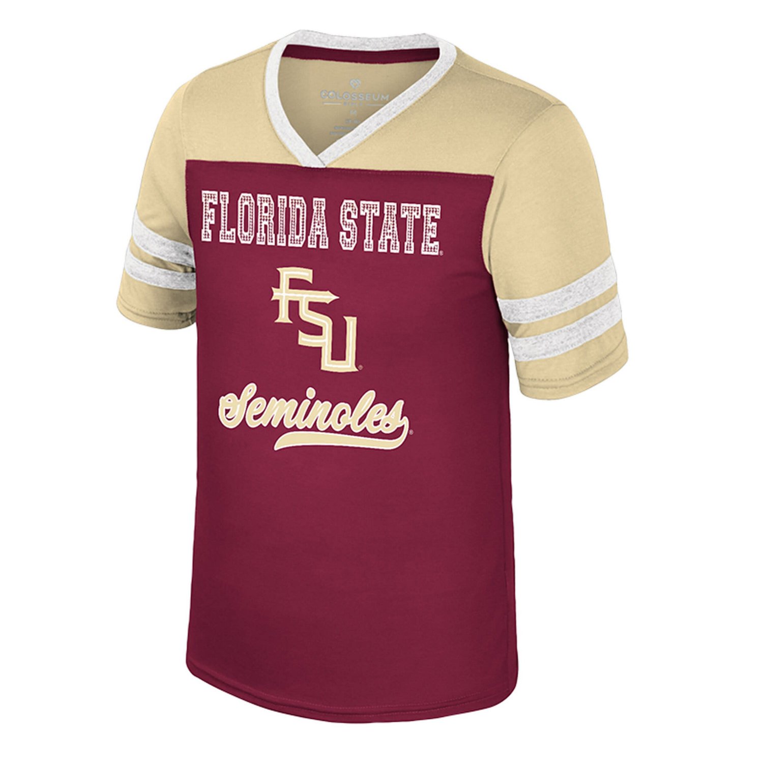 Girls Youth Colosseum Florida State Seminoles Princess Bubblegum Bling T-Shirt - view number 2